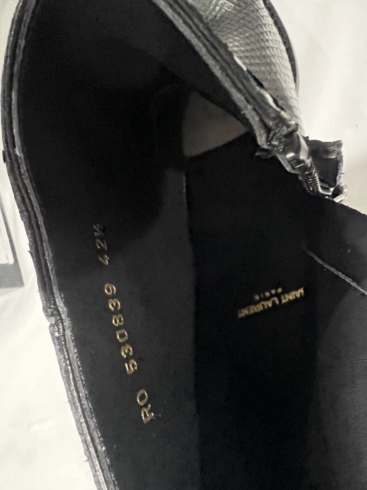 Saint Laurent Paris Saint Laurent Lukas python boots. 42.5/9.5. $1995 Size US 9.5 / EU 42-43 - 10 Thumbnail