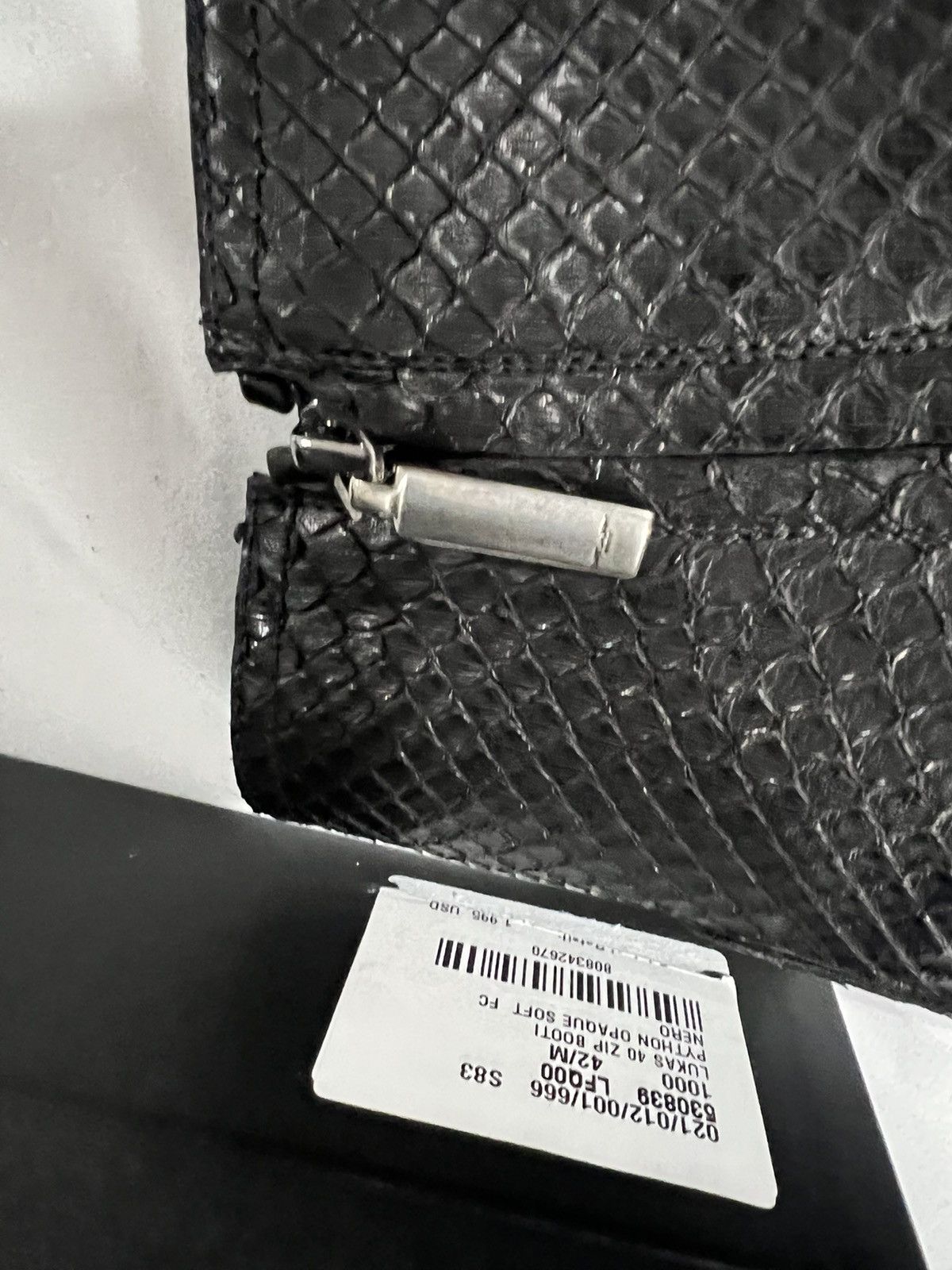 Saint Laurent Paris Saint Laurent Lukas python boots. 42.5/9.5. $1995 Size US 9.5 / EU 42-43 - 8 Thumbnail
