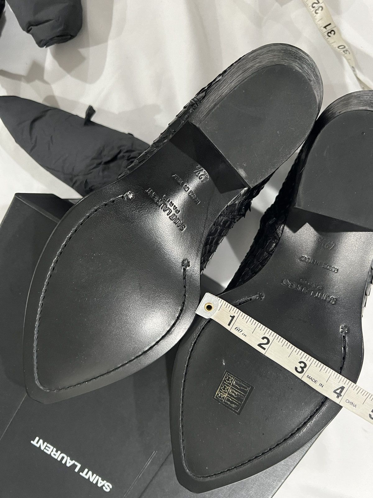 Saint Laurent Paris Saint Laurent Lukas python boots. 42.5/9.5. $1995 Size US 9.5 / EU 42-43 - 7 Thumbnail