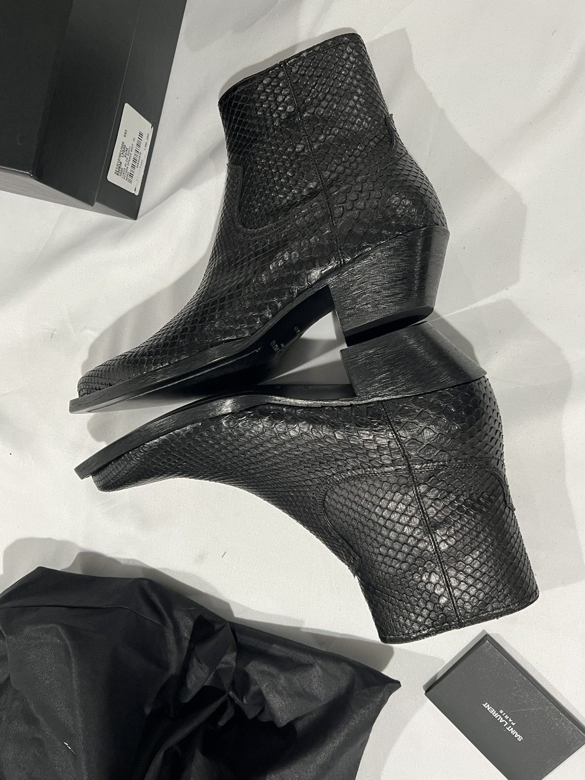 Saint Laurent Paris Saint Laurent Lukas python boots. 42.5/9.5. $1995 Size US 9.5 / EU 42-43 - 5 Thumbnail