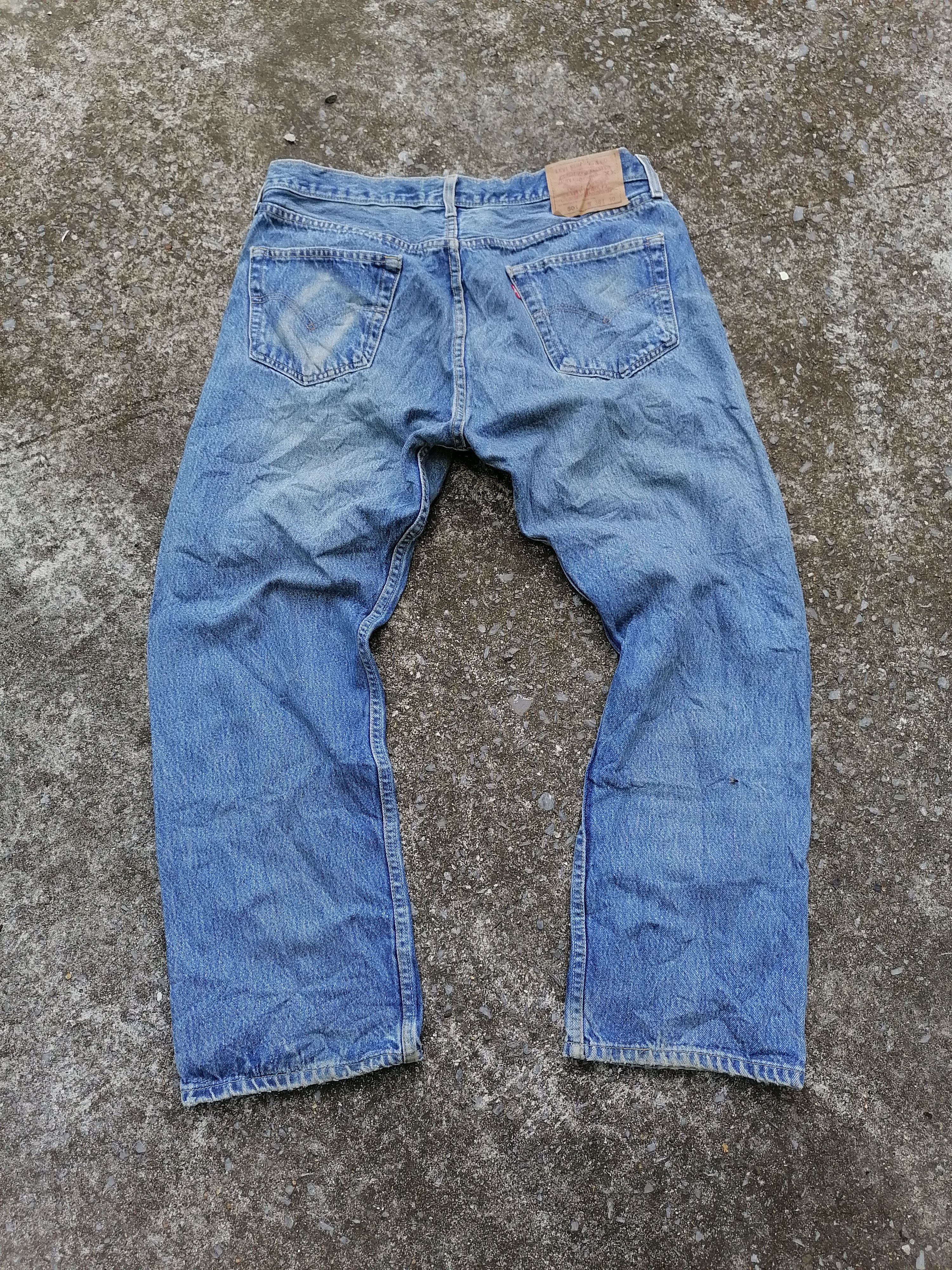 Levi's × Levi's Vintage Clothing 501 Levi's Strauss Fly Button Denim Jeans Size US 34 / EU 50 - 2 Thumbnail