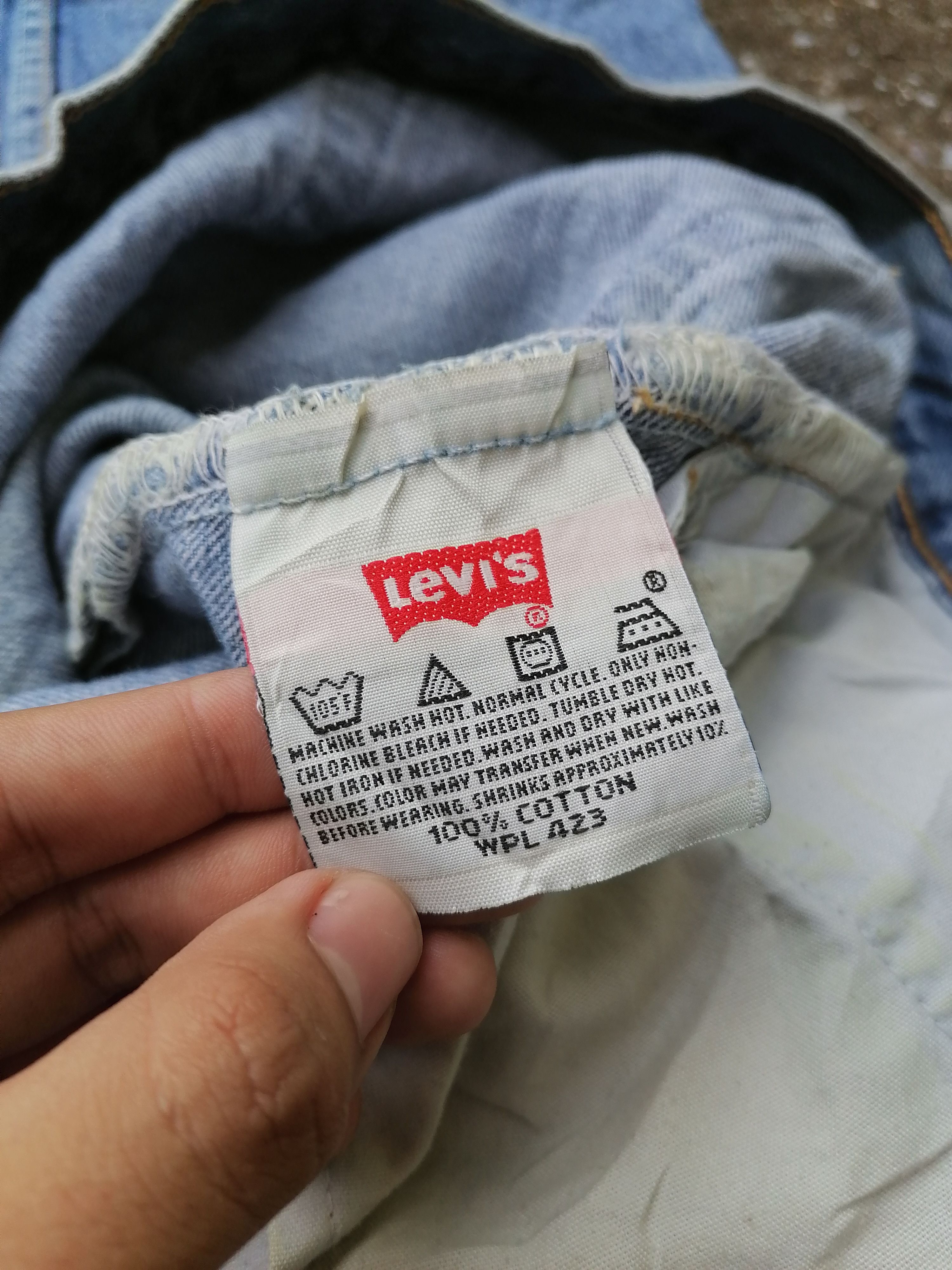 Levi's × Levi's Vintage Clothing 501 Levi's Strauss Fly Button Denim Jeans Size US 34 / EU 50 - 6 Thumbnail