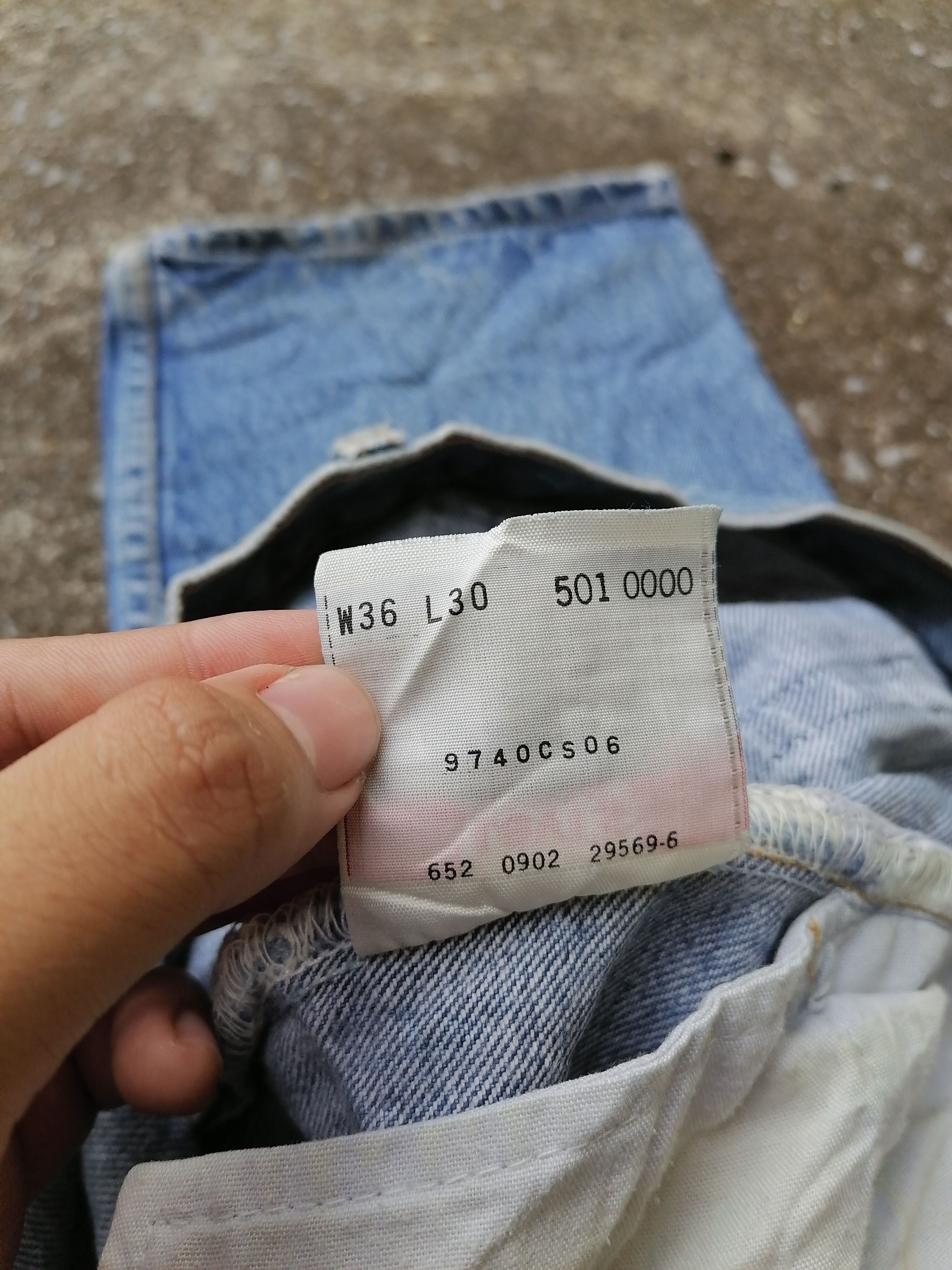 Levi's × Levi's Vintage Clothing 501 Levi's Strauss Fly Button Denim Jeans Size US 34 / EU 50 - 7 Thumbnail