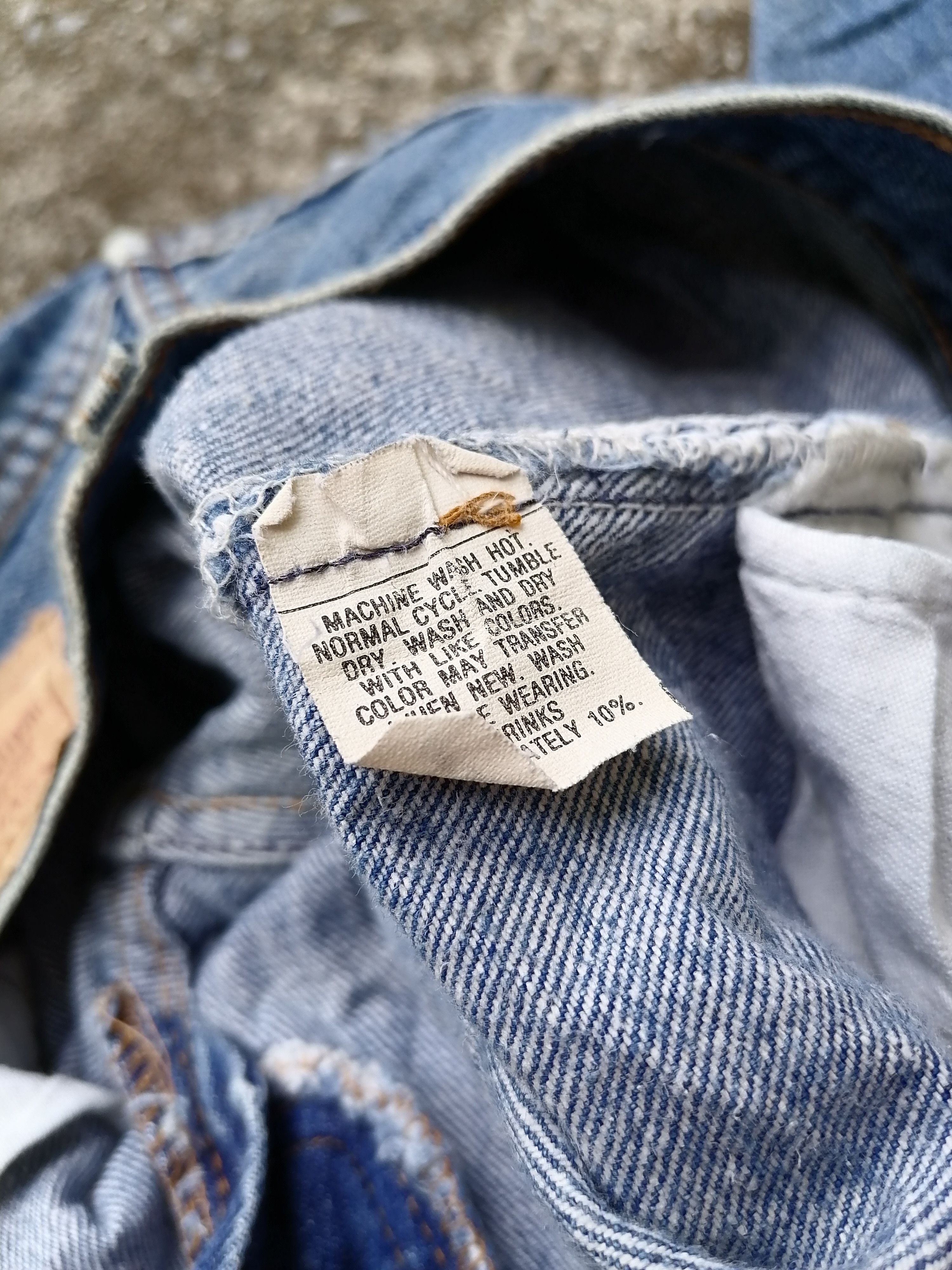 Levi's × Levi's Vintage Clothing Levi's Strauss 501 Distressed Fly Button Denim Jeans Size US 28 / EU 44 - 5 Thumbnail