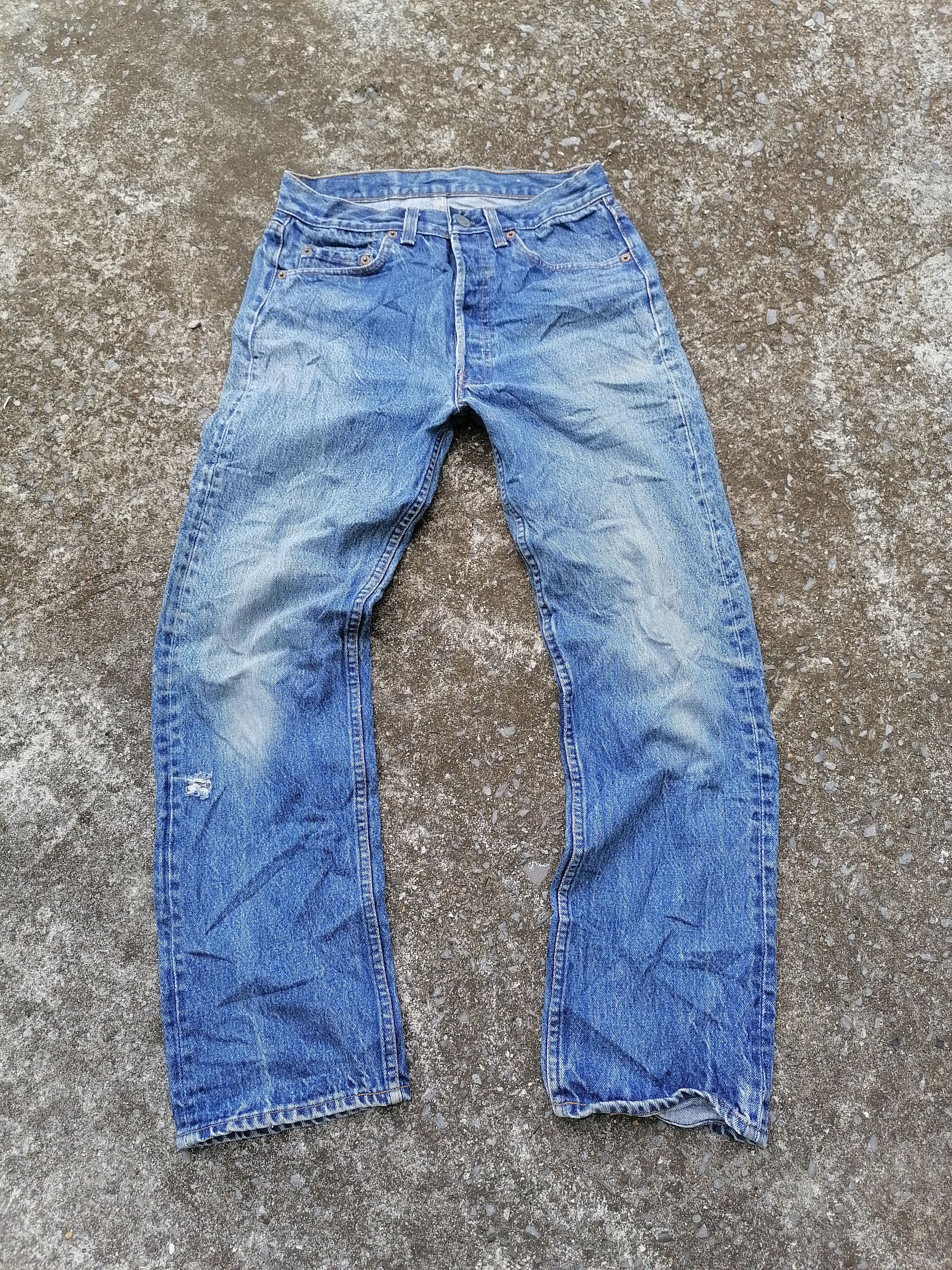 Levi's × Levi's Vintage Clothing Levi's Strauss 501 Distressed Fly Button Denim Jeans Size US 28 / EU 44 - 1 Thumbnail