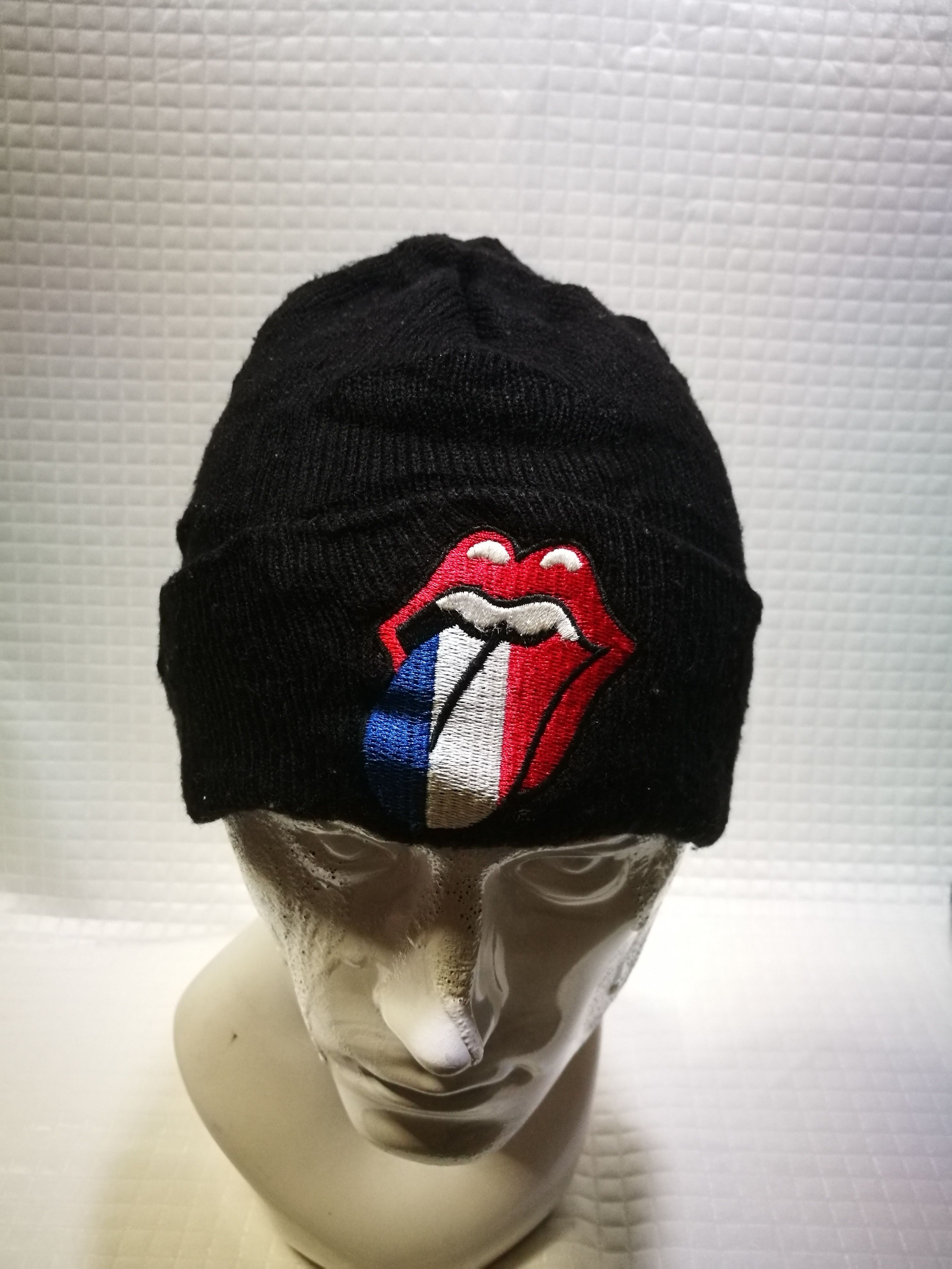 The Rolling Stones × Vintage Vintage The Roling Stone Beanie Hats Size ONE SIZE - 1 Thumbnail