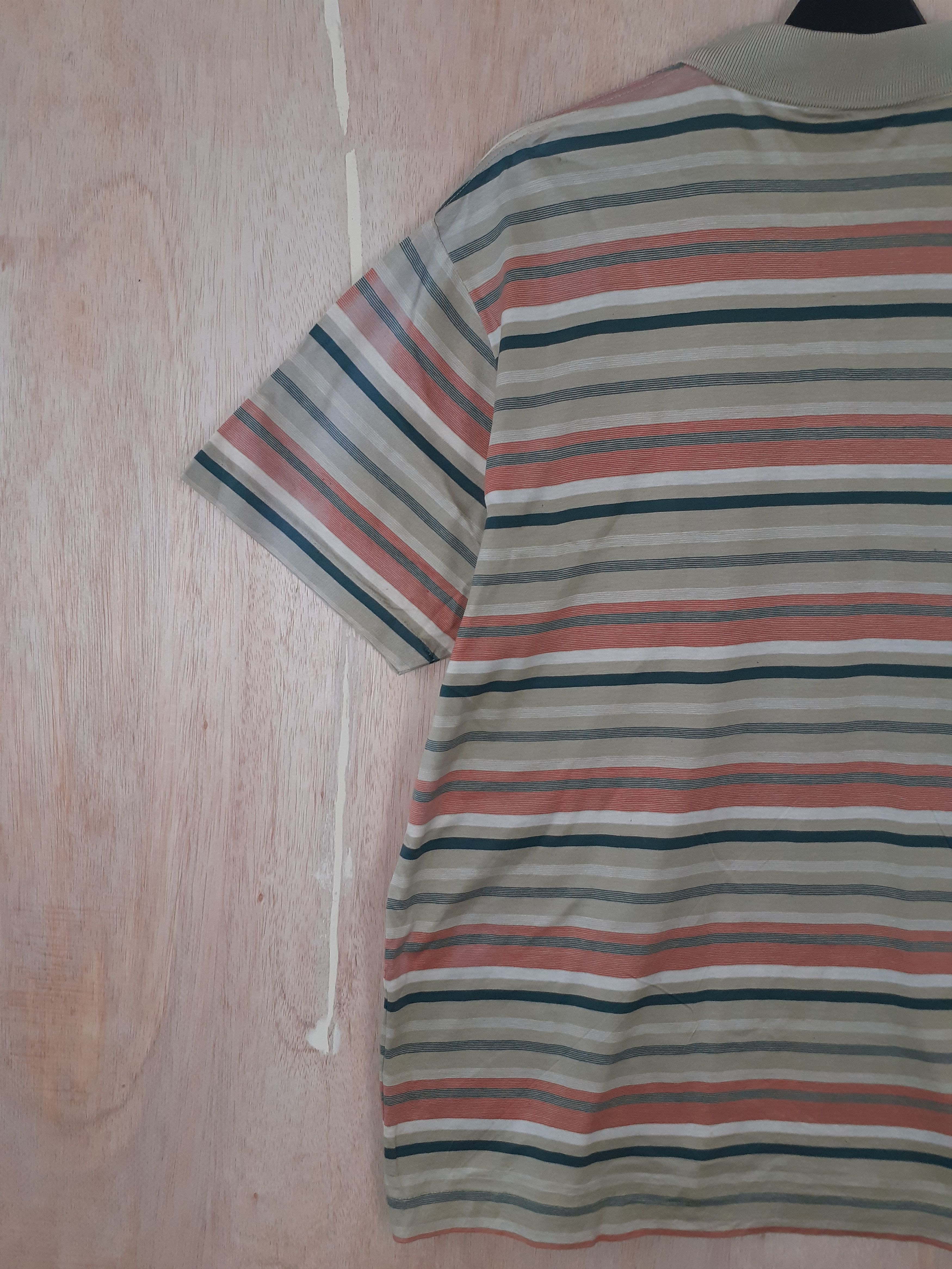 Longchamp DL Longchamp vintage stripe collar shirt #2745 Size US L / EU 52-54 / 3 - 11 Thumbnail