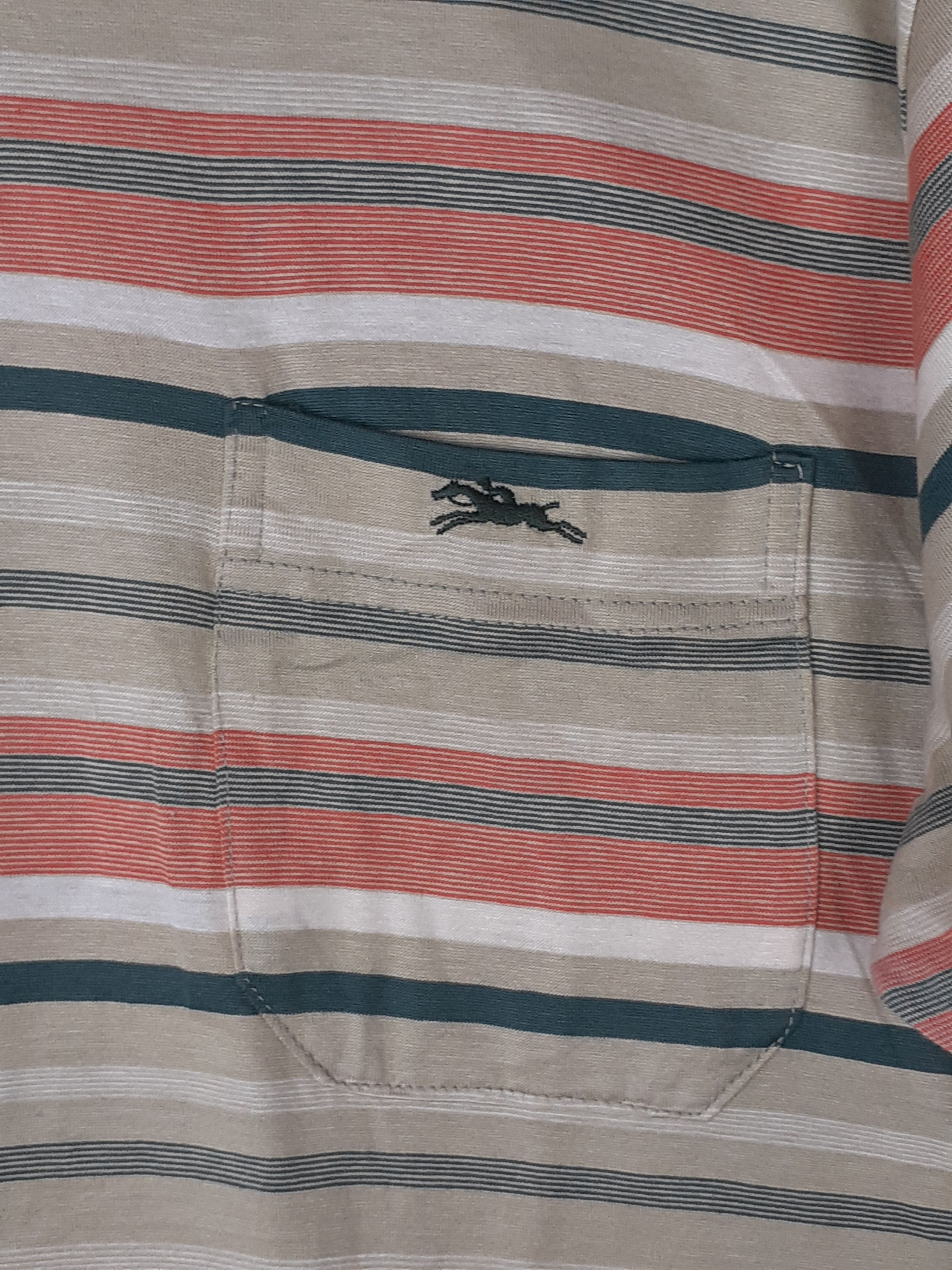Longchamp DL Longchamp vintage stripe collar shirt #2745 Size US L / EU 52-54 / 3 - 6 Thumbnail