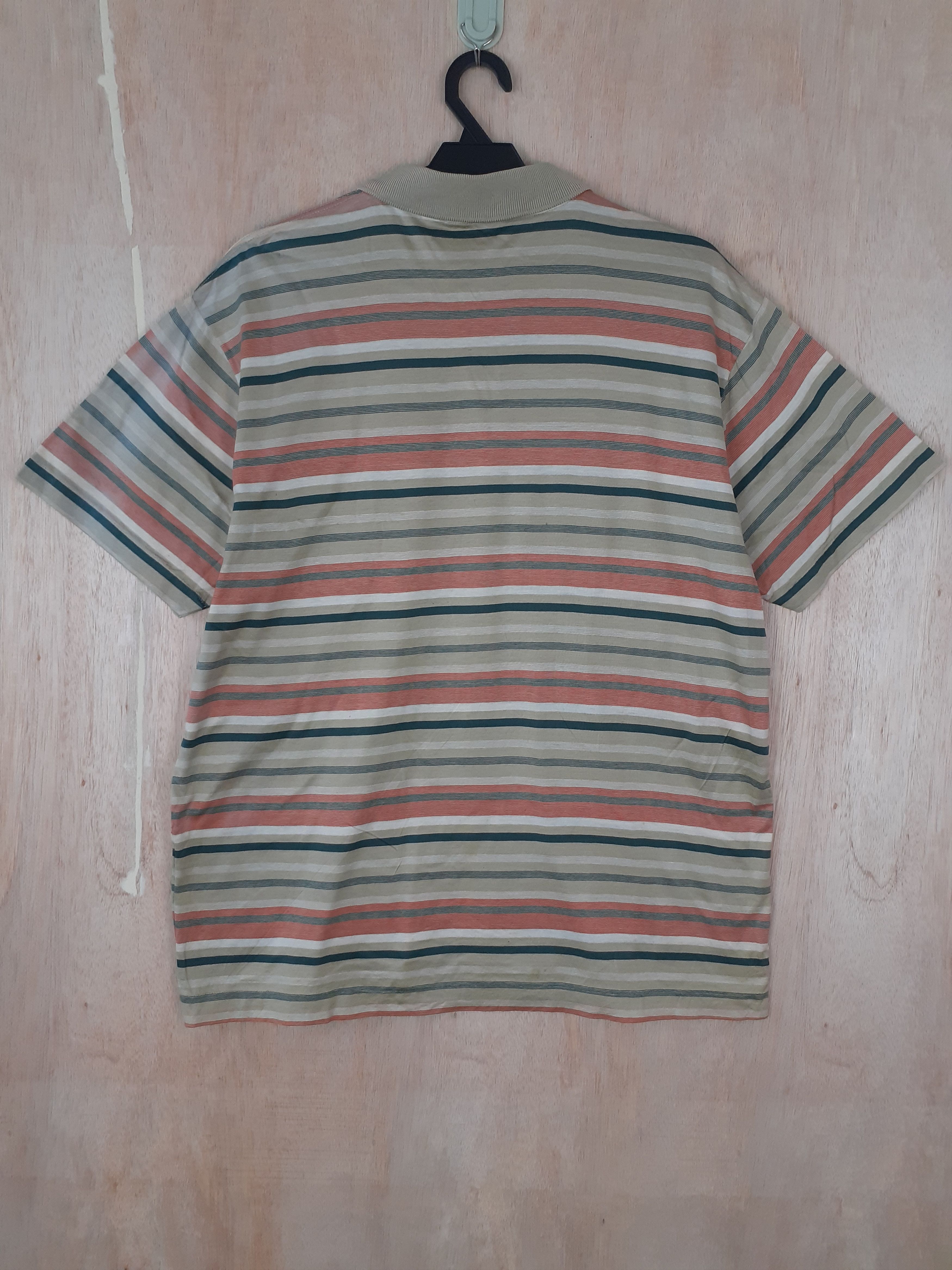 Longchamp DL Longchamp vintage stripe collar shirt #2745 Size US L / EU 52-54 / 3 - 10 Thumbnail