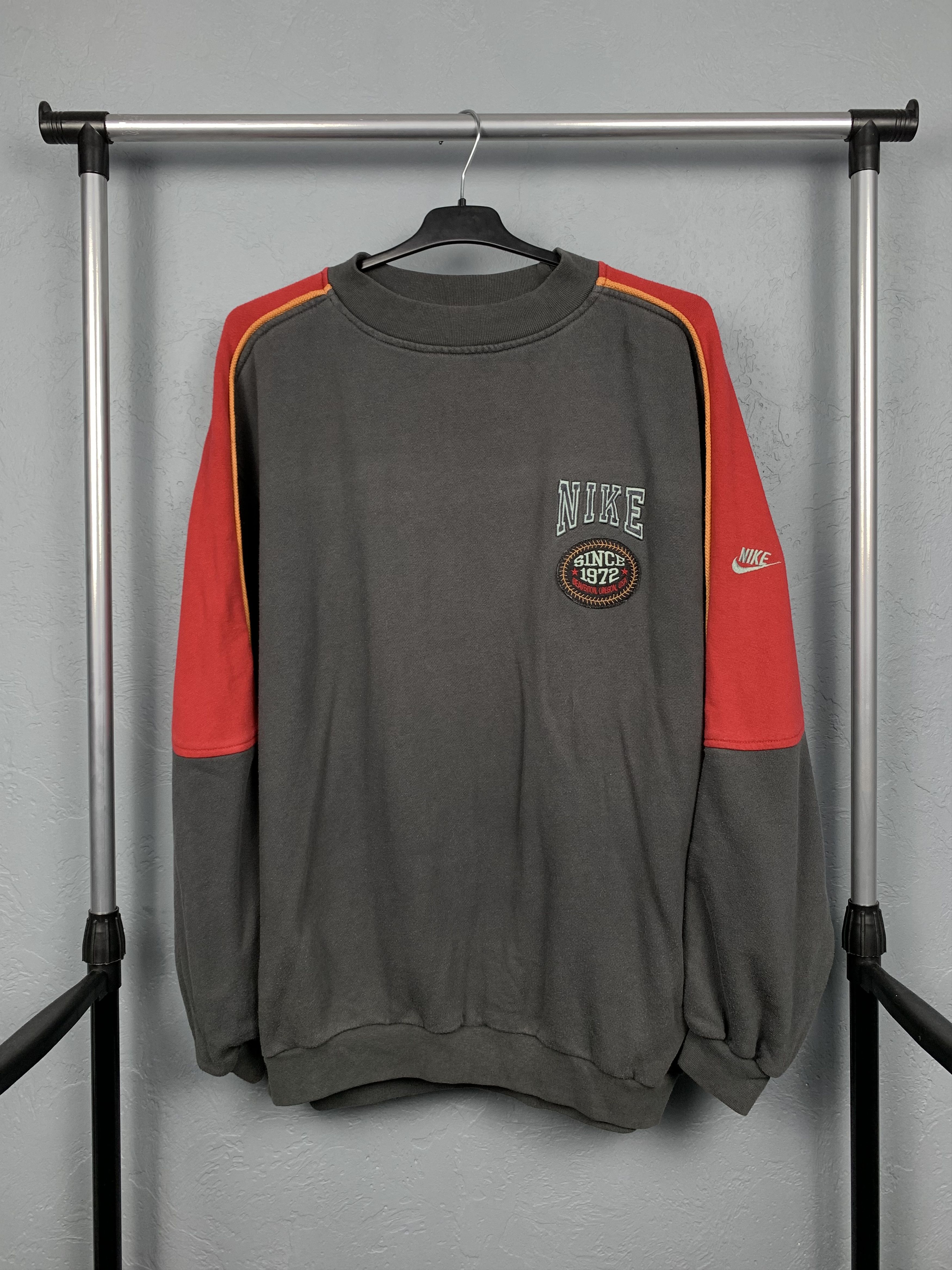 Nike × Vintage Nike 90s Vintage Mens Sweatshirt Size US L / EU 52-54 / 3 - 1 Thumbnail