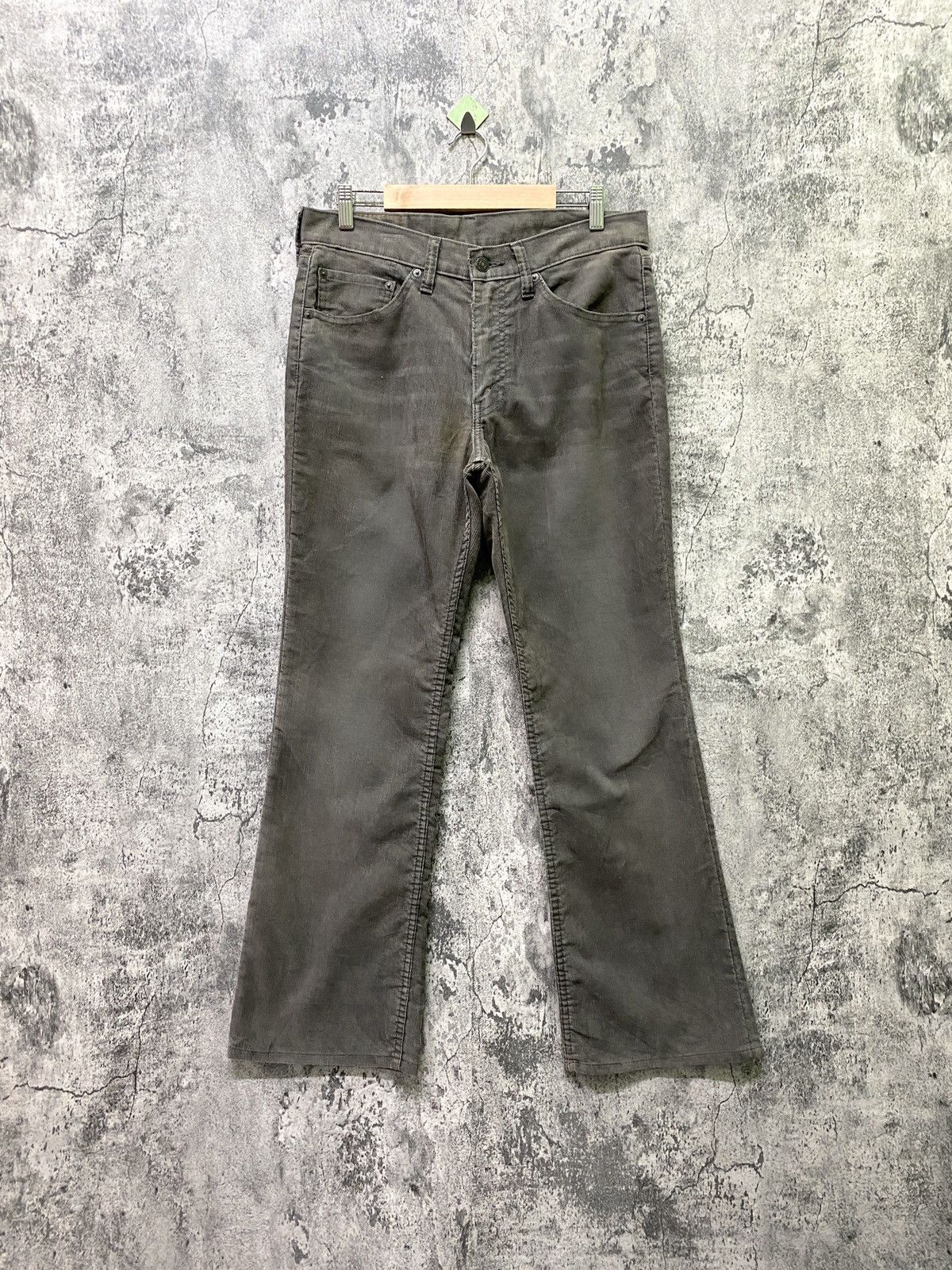 image of Corduroi Club x Levis Levi's 2011 Corduroy Grey Flared Bootcut Pant, Men's (Size 31)