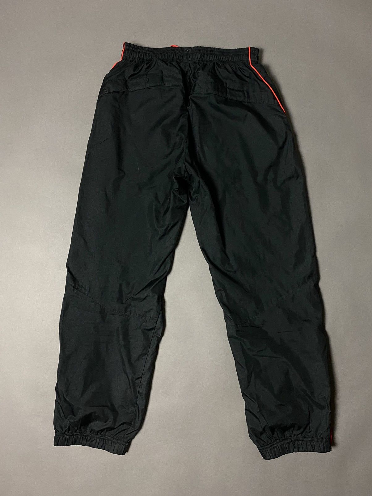 Nike × Vintage Nike vintage black red track pants small