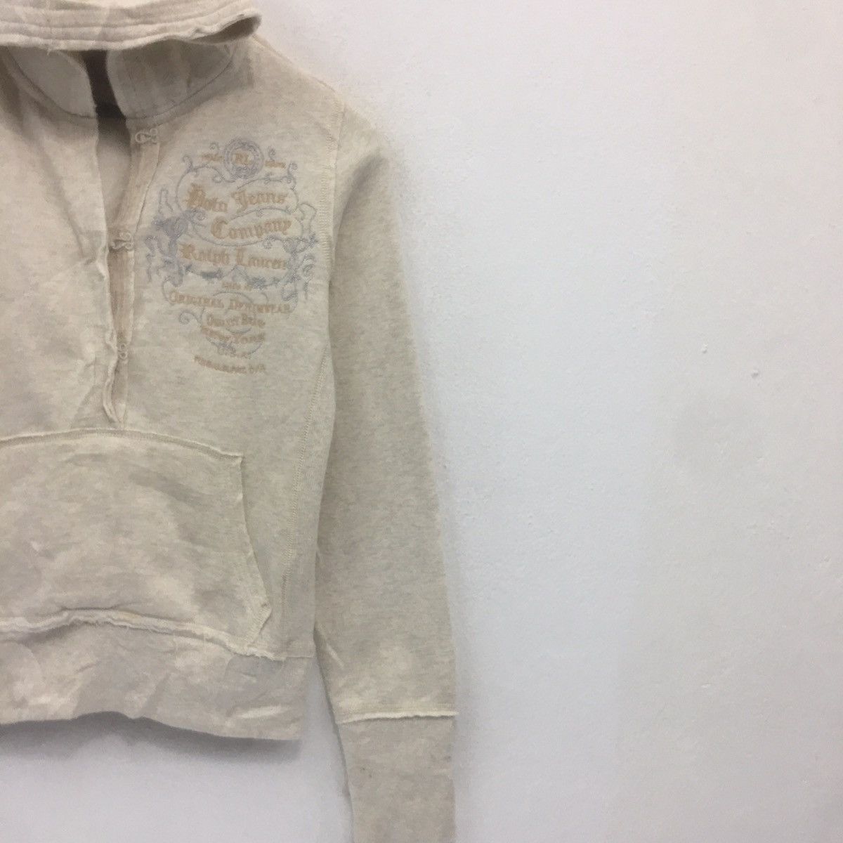 Polo Ralph Lauren × Ralph Lauren Vintage Polo Jeans Hoodie Sweatshirt Embroidery Spellout Size S / US 4 / IT 40 - 4 Thumbnail