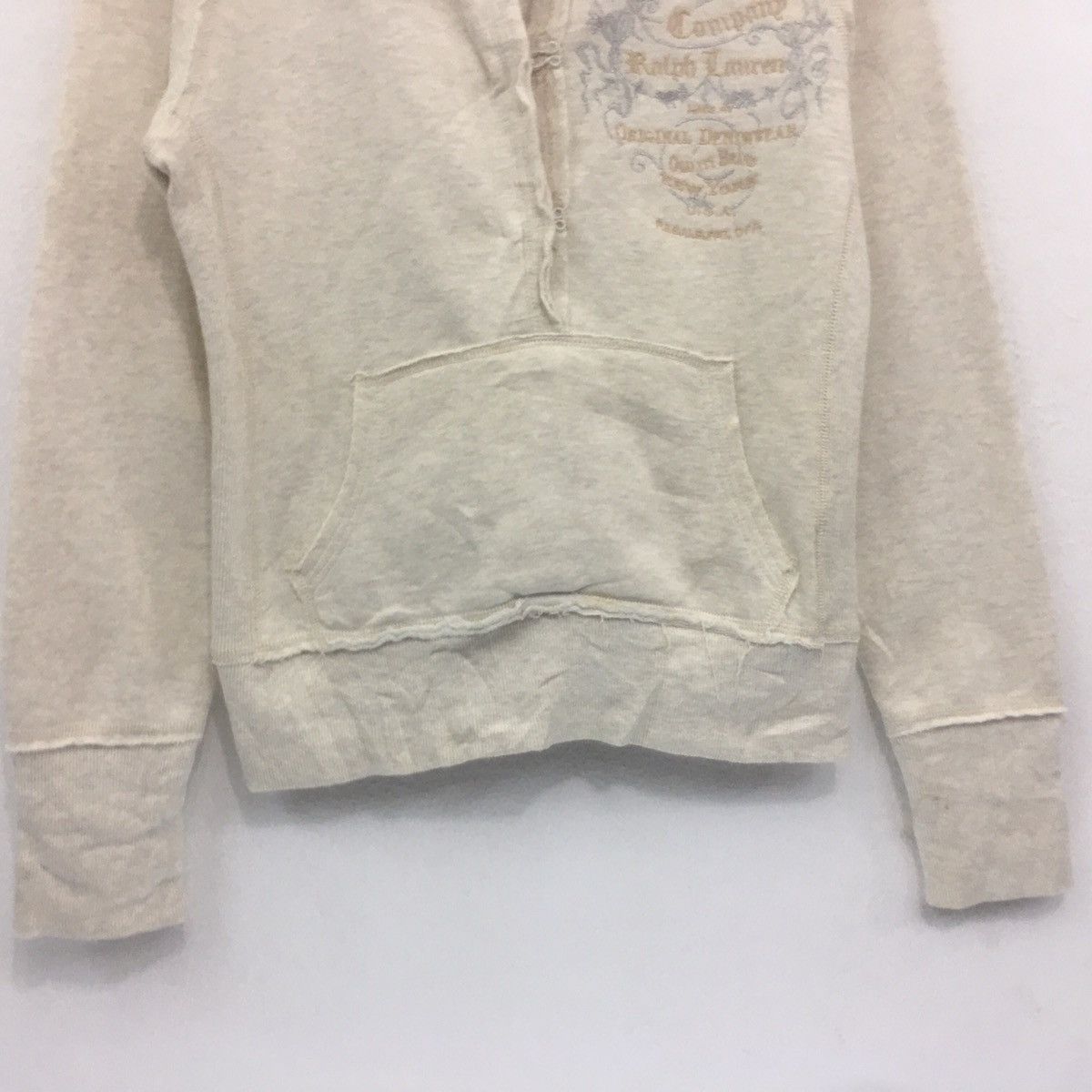 Polo Ralph Lauren × Ralph Lauren Vintage Polo Jeans Hoodie Sweatshirt Embroidery Spellout Size S / US 4 / IT 40 - 3 Thumbnail