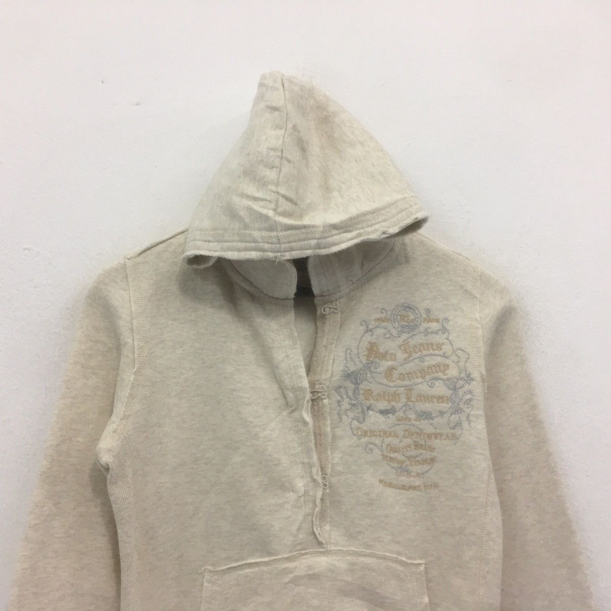 Polo Ralph Lauren × Ralph Lauren Vintage Polo Jeans Hoodie Sweatshirt Embroidery Spellout Size S / US 4 / IT 40 - 2 Thumbnail