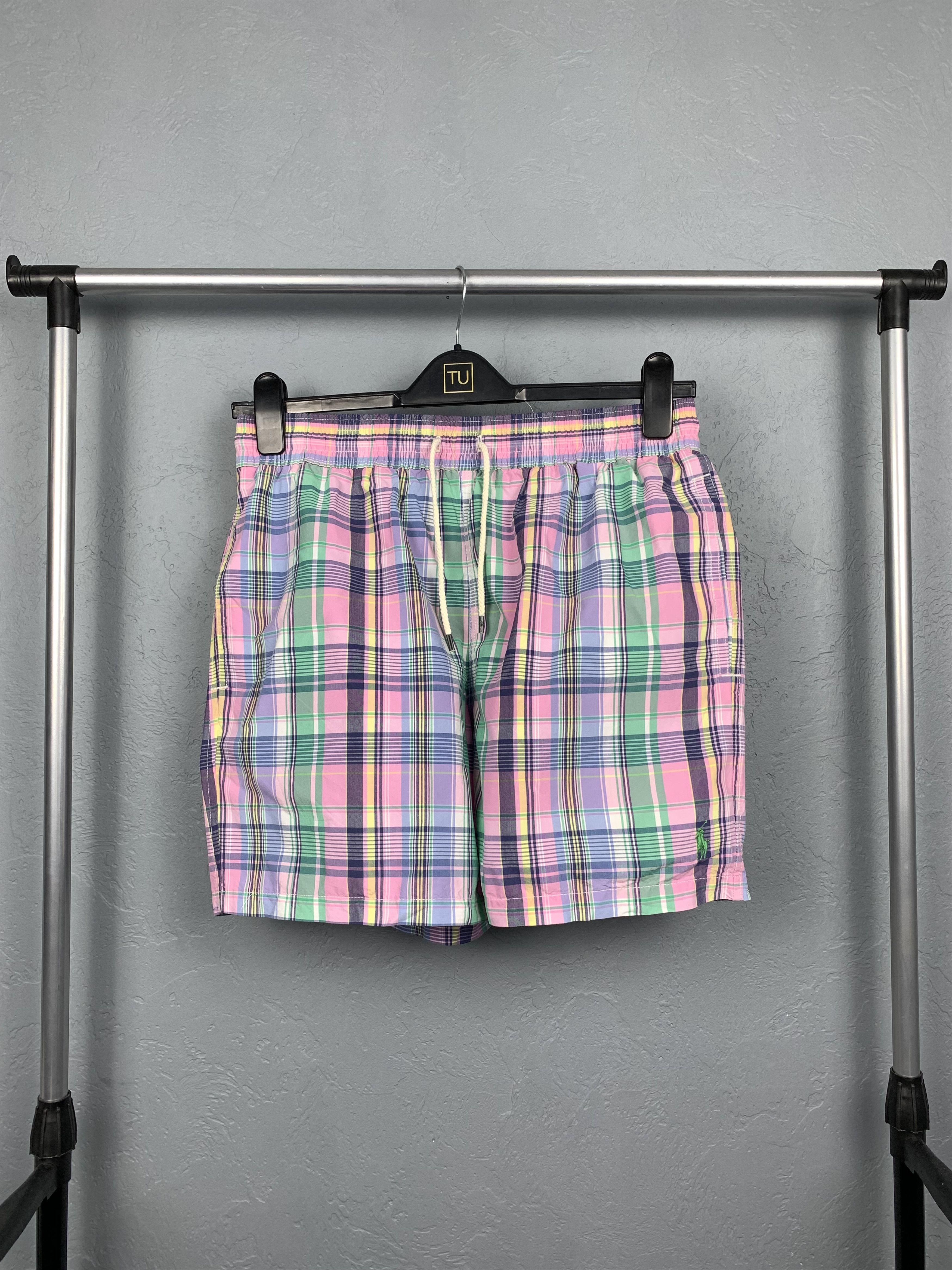 Lauren Ralph Lauren × Polo Ralph Lauren × Vintage Polo Ralph Lauren Vintage Mens Nylon Swimming Shorts Size US 32 / EU 48 - 1 Thumbnail