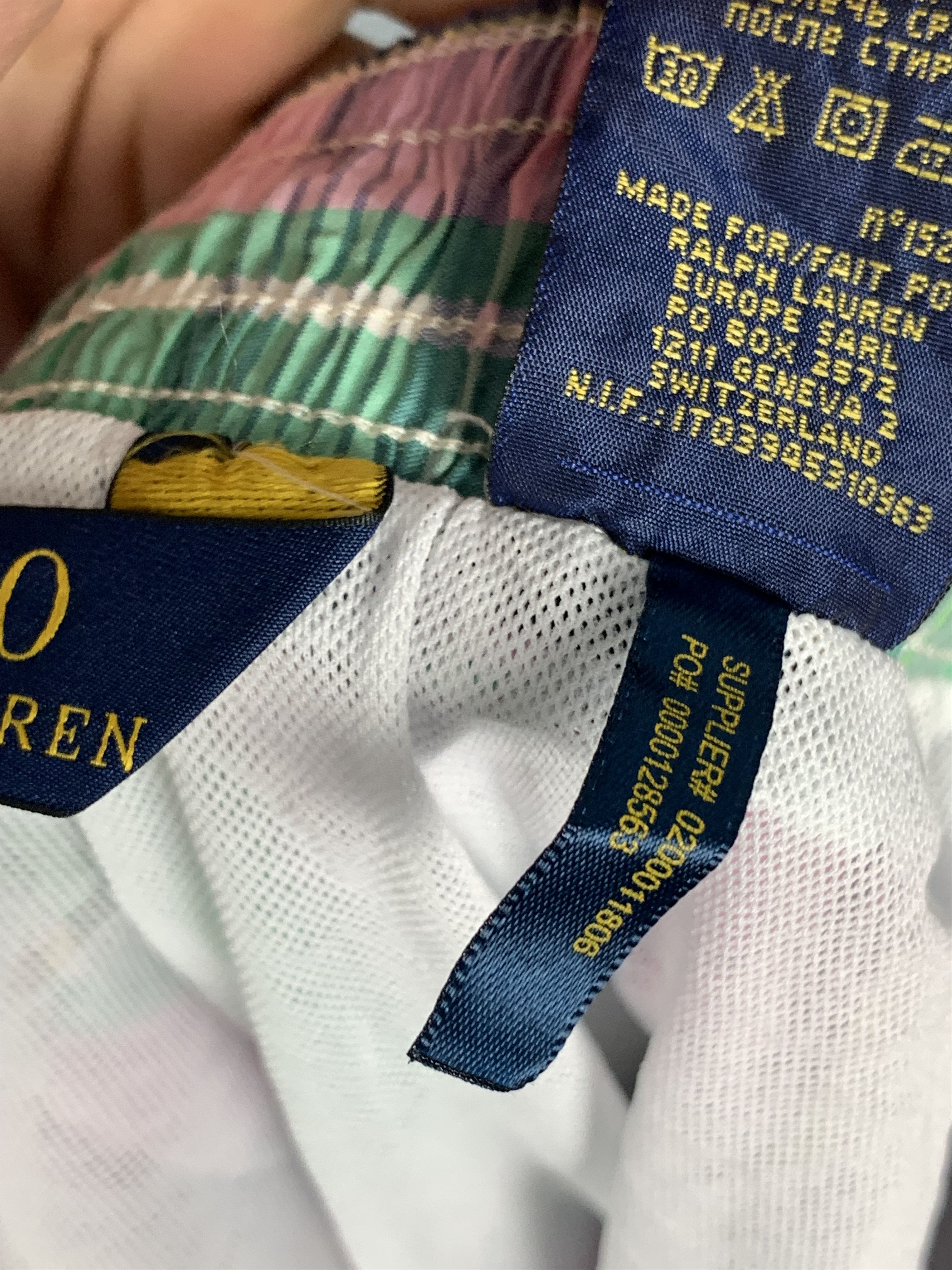 Lauren Ralph Lauren × Polo Ralph Lauren × Vintage Polo Ralph Lauren Vintage Mens Nylon Swimming Shorts Size US 32 / EU 48 - 9 Thumbnail