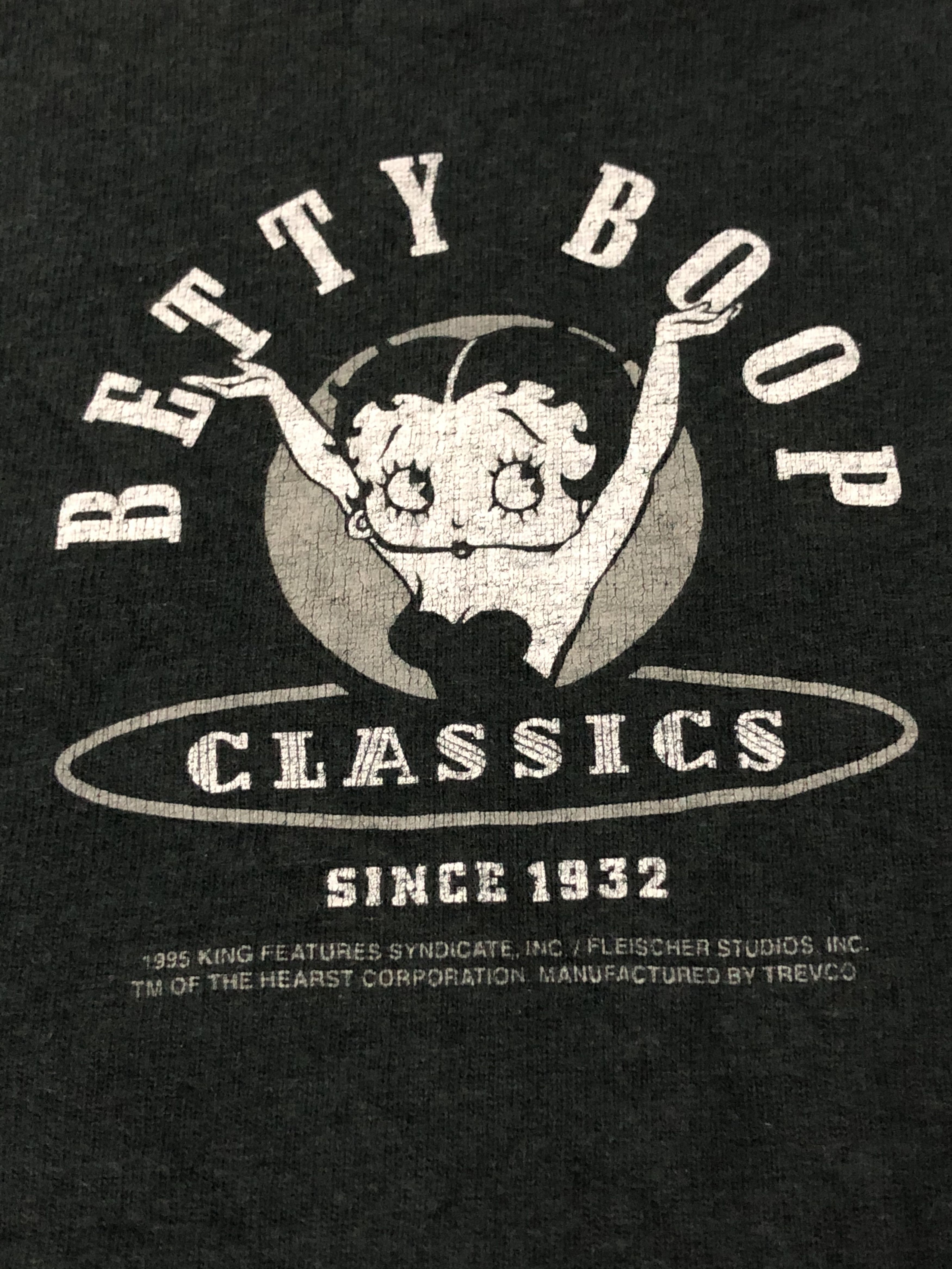 Cartoon Network VINTAGE 1995 BETTY BOOP OVERPRINT TEE Size US M / EU 48-50 / 2 - 6 Thumbnail