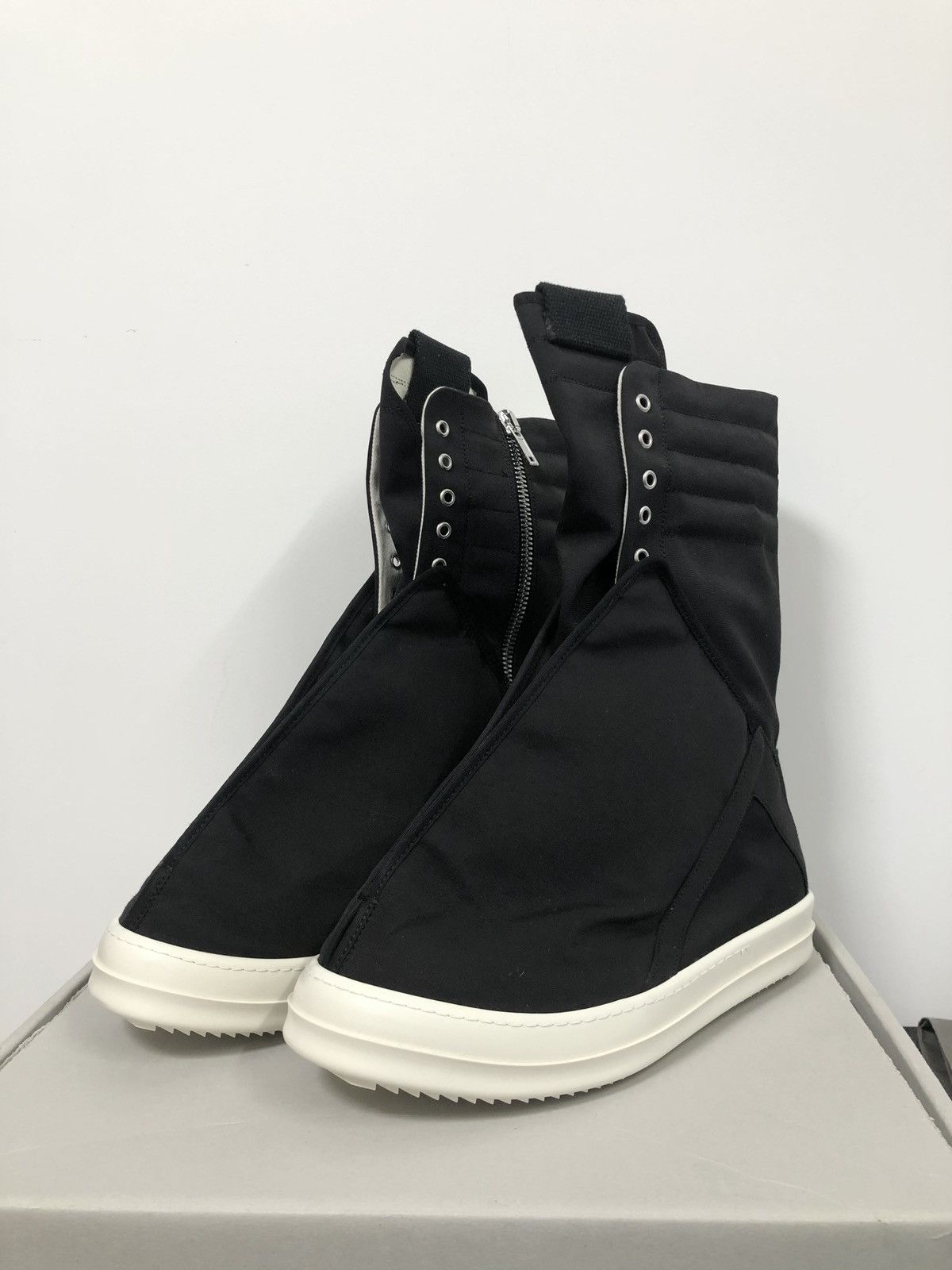 Rick Owens × Rick Owens Drkshdw Rick owens drkshdw hoofdunks in black/milk size41 Size US 8 / EU 41 - 2 Thumbnail