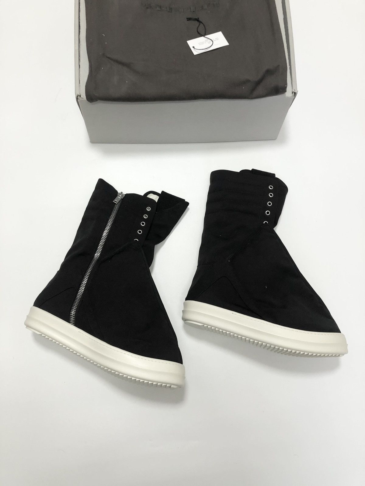Rick Owens × Rick Owens Drkshdw Rick owens drkshdw hoofdunks in black/milk size41 Size US 8 / EU 41 - 7 Thumbnail