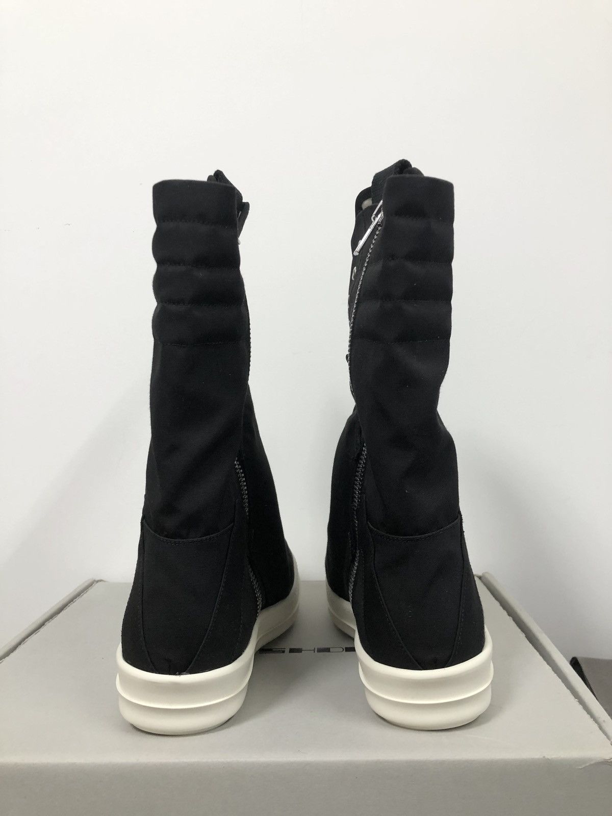 Rick Owens × Rick Owens Drkshdw Rick owens drkshdw hoofdunks in black/milk size41 Size US 8 / EU 41 - 4 Thumbnail