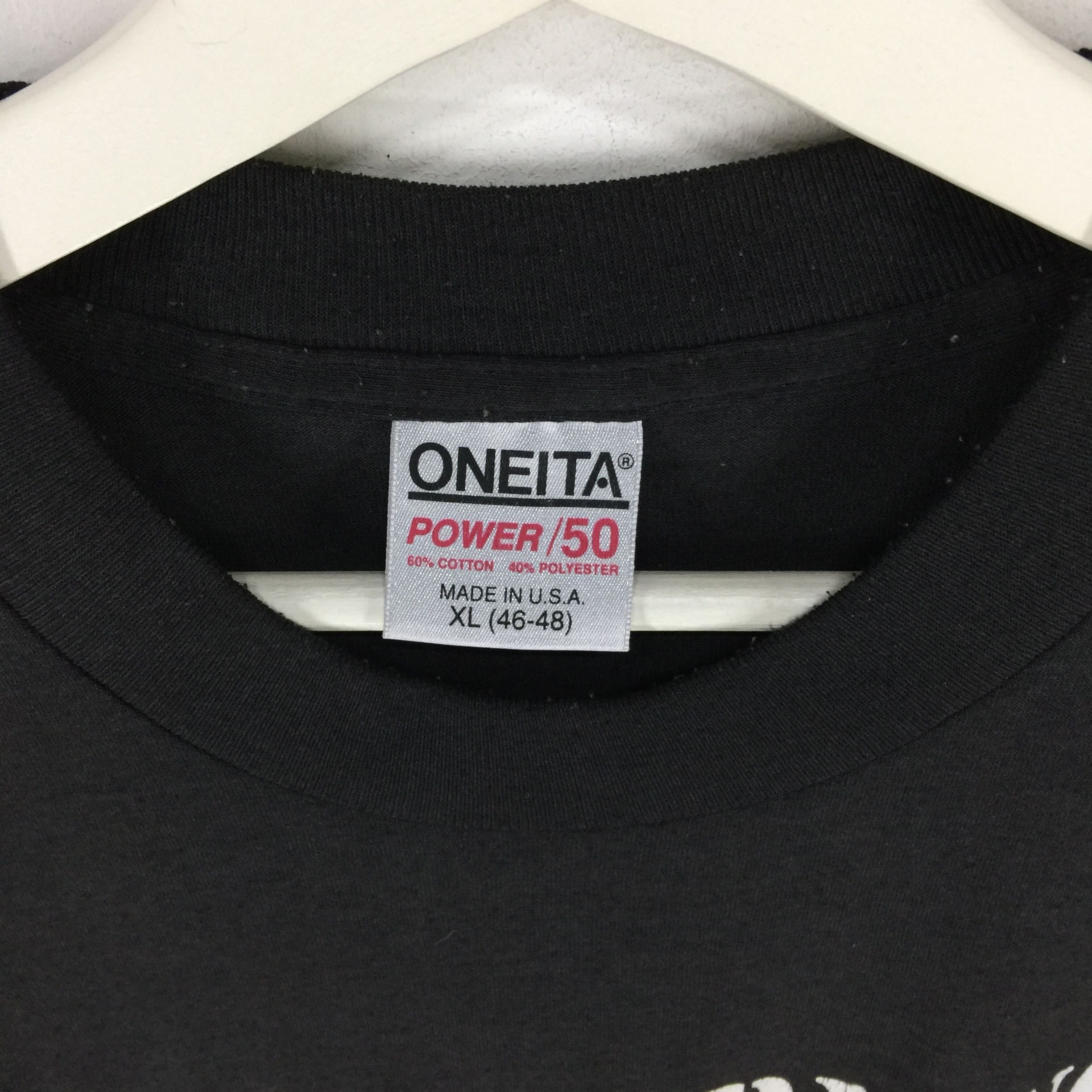 Band Tees × Vintage Final warning eyes of a child NYC punk vtg 90s tshirt Size US M / EU 48-50 / 2 - 7 Thumbnail