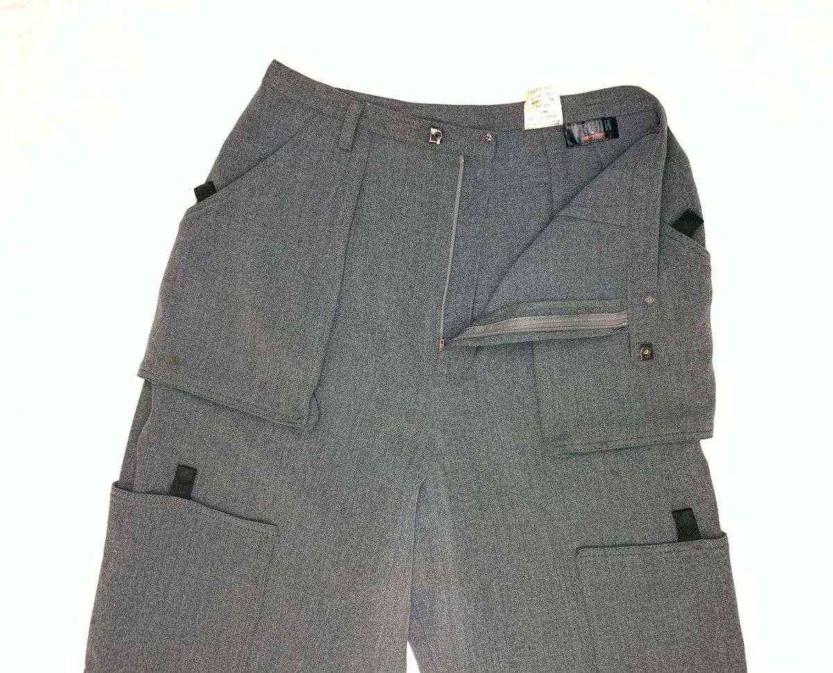 Hysteric Glamour × Japanese Brand × Le Grande Bleu (L.G.B.) 🇯🇵Hiroko Koshino Tactical Cargo Vintage Trousers Pants Size US 27 - 5 Thumbnail