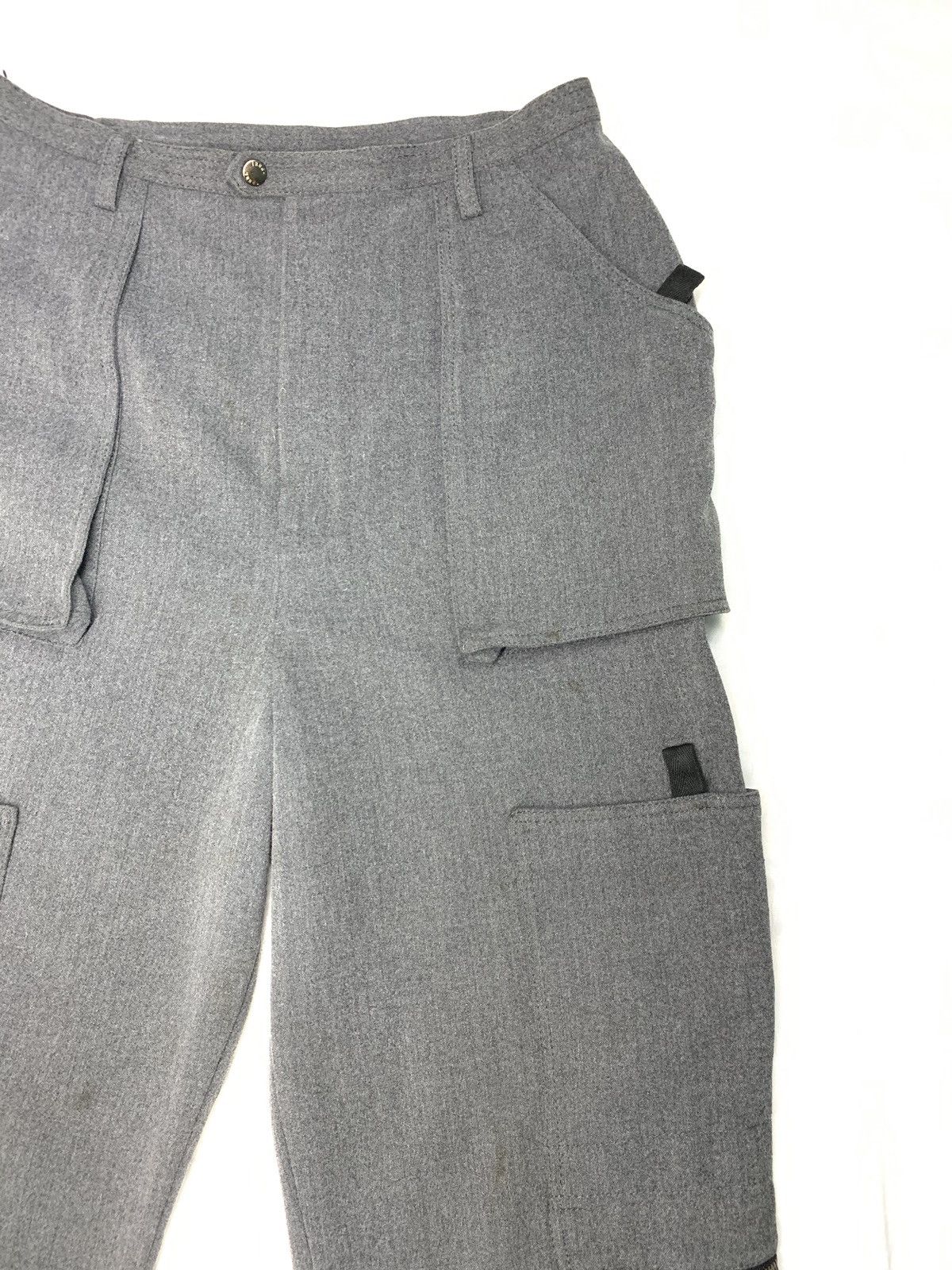 Hysteric Glamour × Japanese Brand × Le Grande Bleu (L.G.B.) 🇯🇵Hiroko Koshino Tactical Cargo Vintage Trousers Pants Size US 27 - 3 Thumbnail