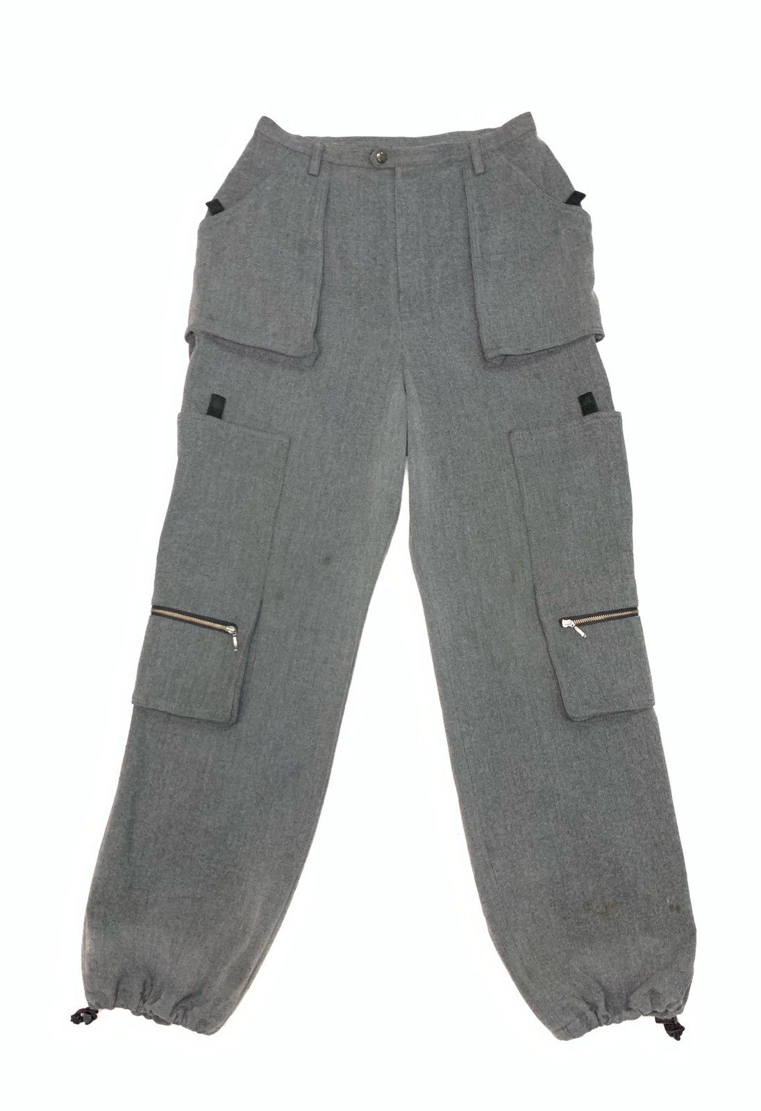 Hysteric Glamour × Japanese Brand × Le Grande Bleu (L.G.B.) 🇯🇵Hiroko Koshino Tactical Cargo Vintage Trousers Pants Size US 27 - 1 Thumbnail