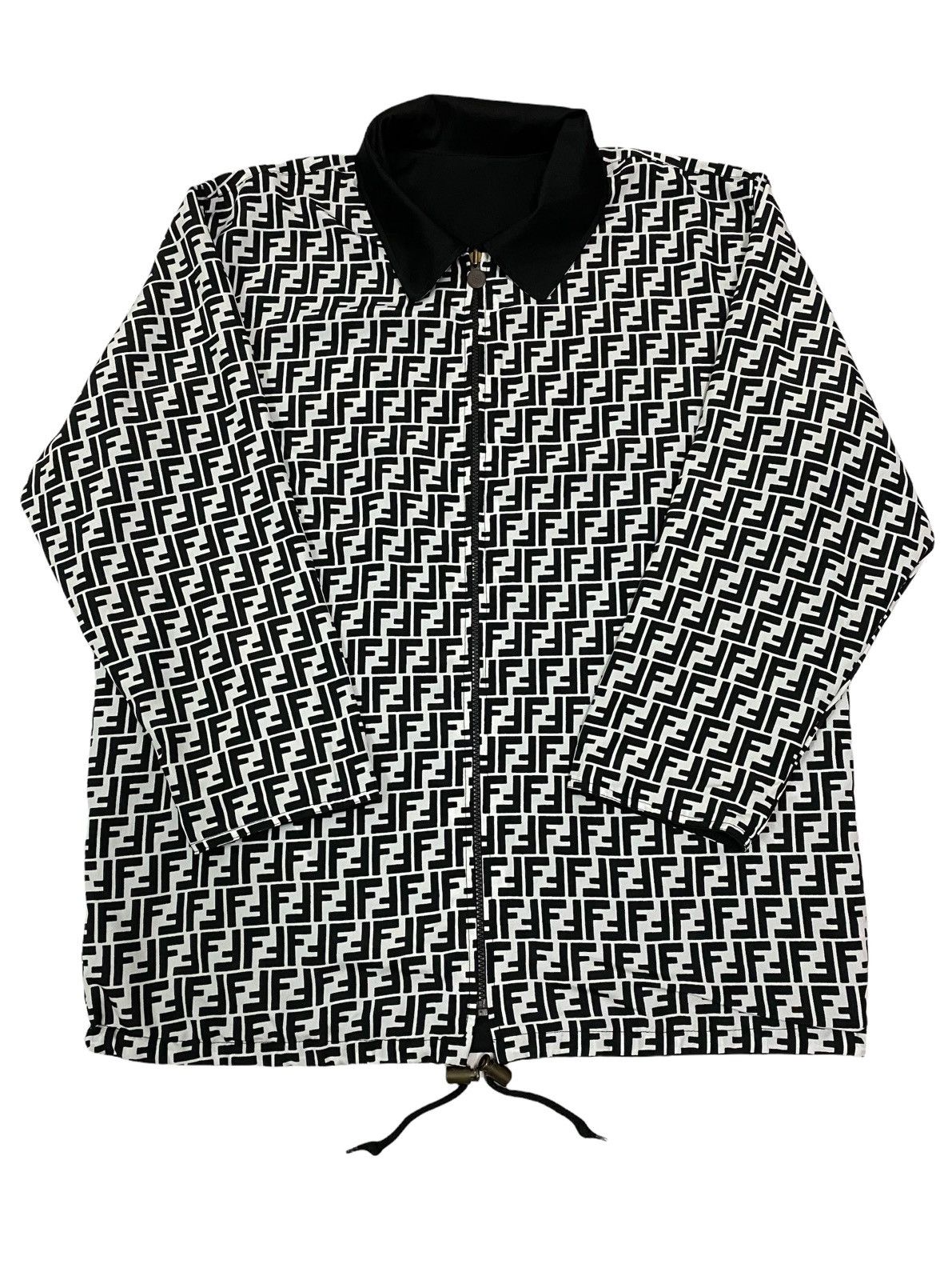 Fendi Vintage Fendi Zucca Monogram Reversible Jacket Size US L / EU 52-54 / 3 - 1 Thumbnail