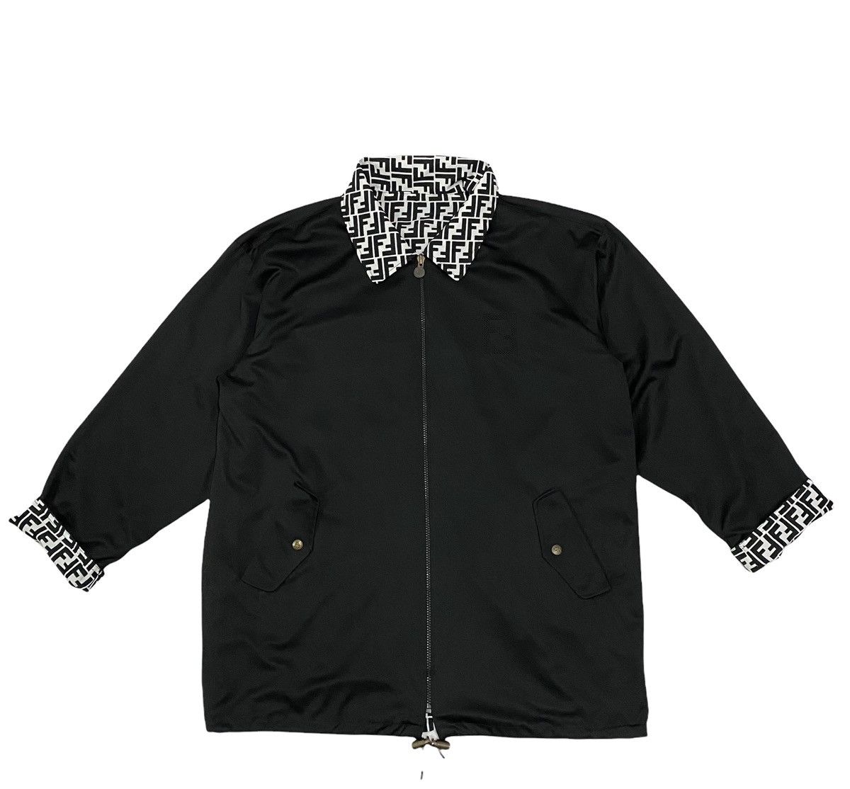 Fendi Vintage Fendi Zucca Monogram Reversible Jacket Size US L / EU 52-54 / 3 - 6 Thumbnail