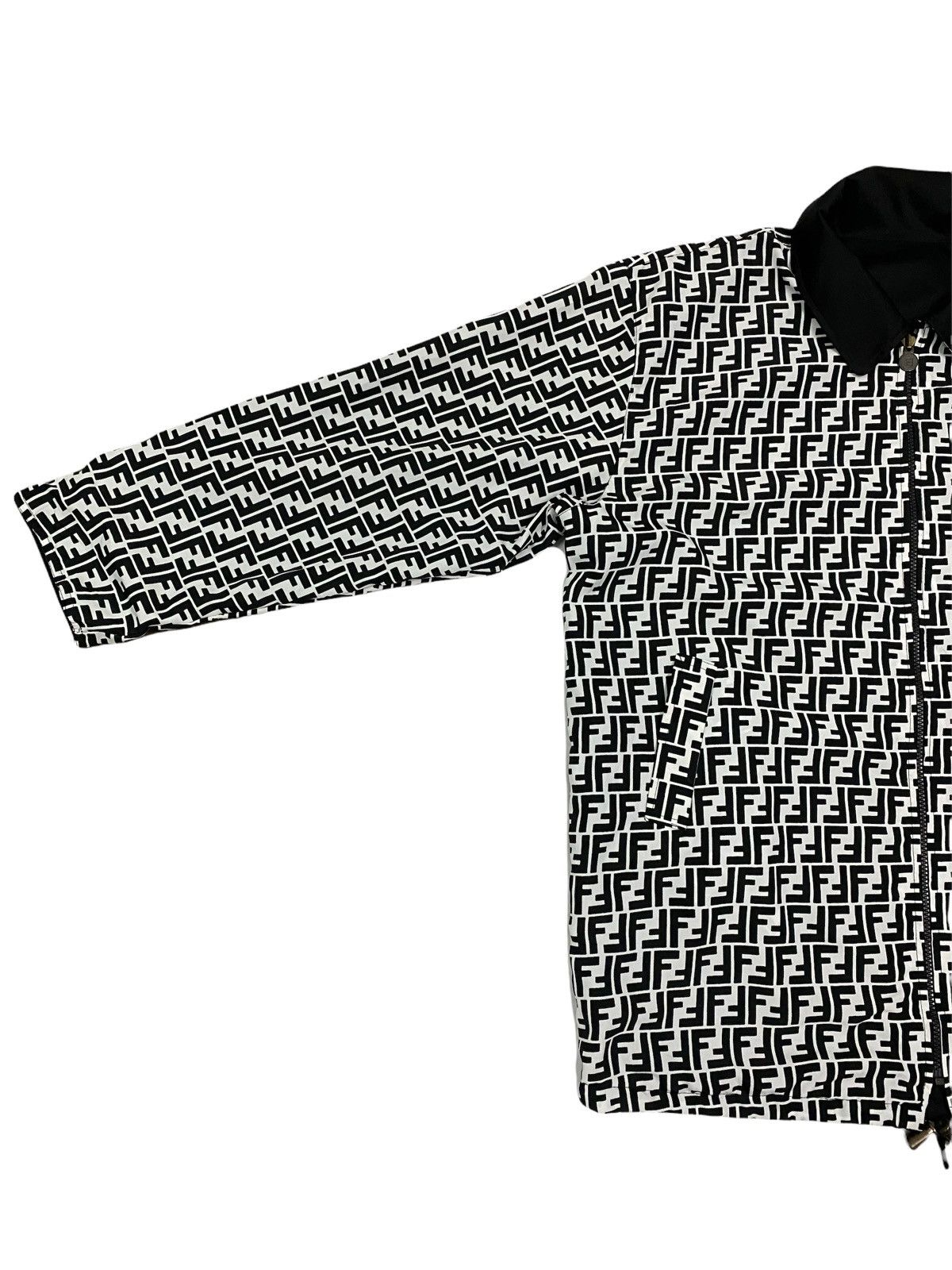 Fendi Vintage Fendi Zucca Monogram Reversible Jacket Size US L / EU 52-54 / 3 - 4 Thumbnail