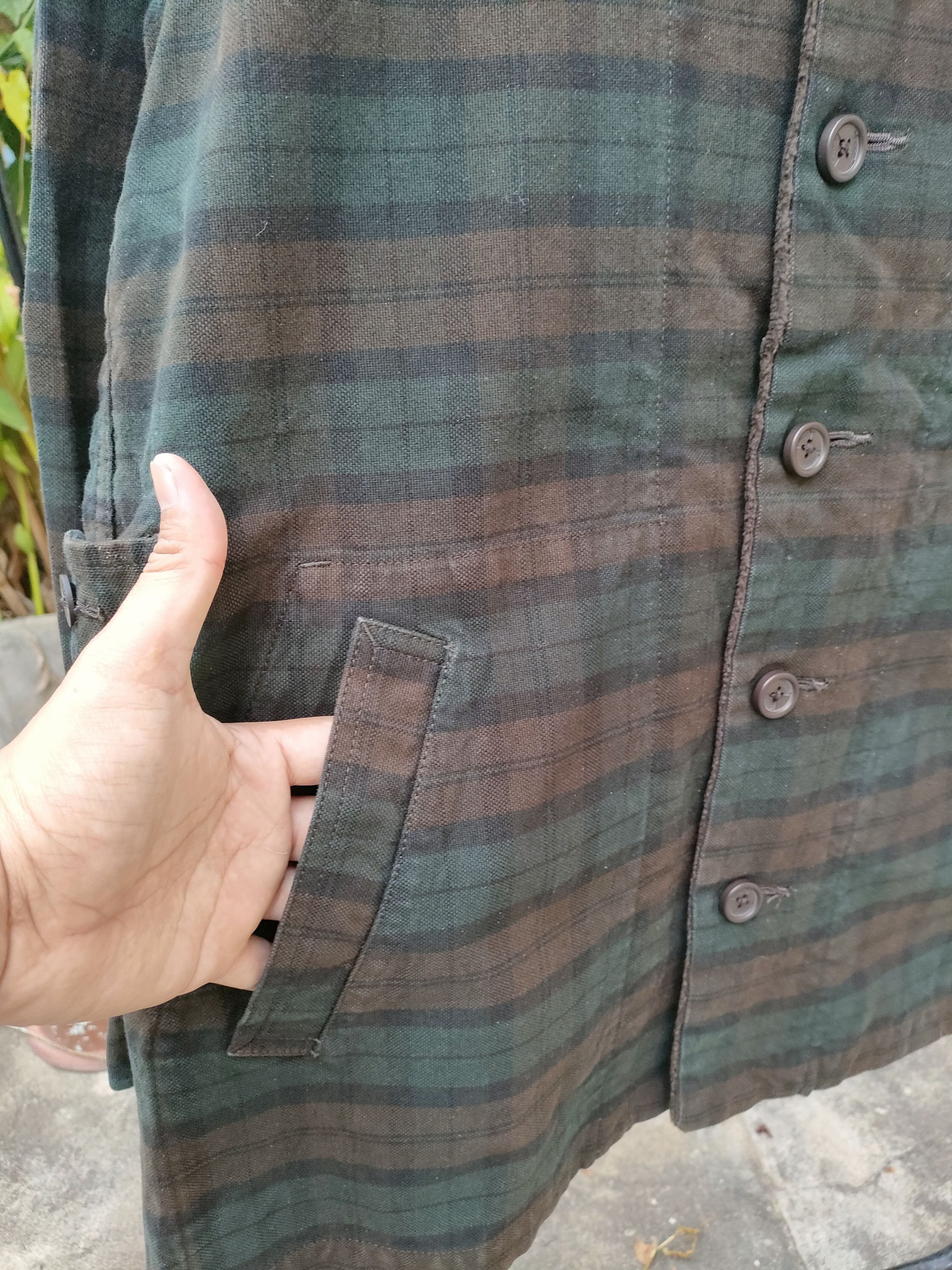 Final Home × Issey Miyake Final Home Tartan Jacket Size US S / EU 44-46 / 1 - 8 Thumbnail