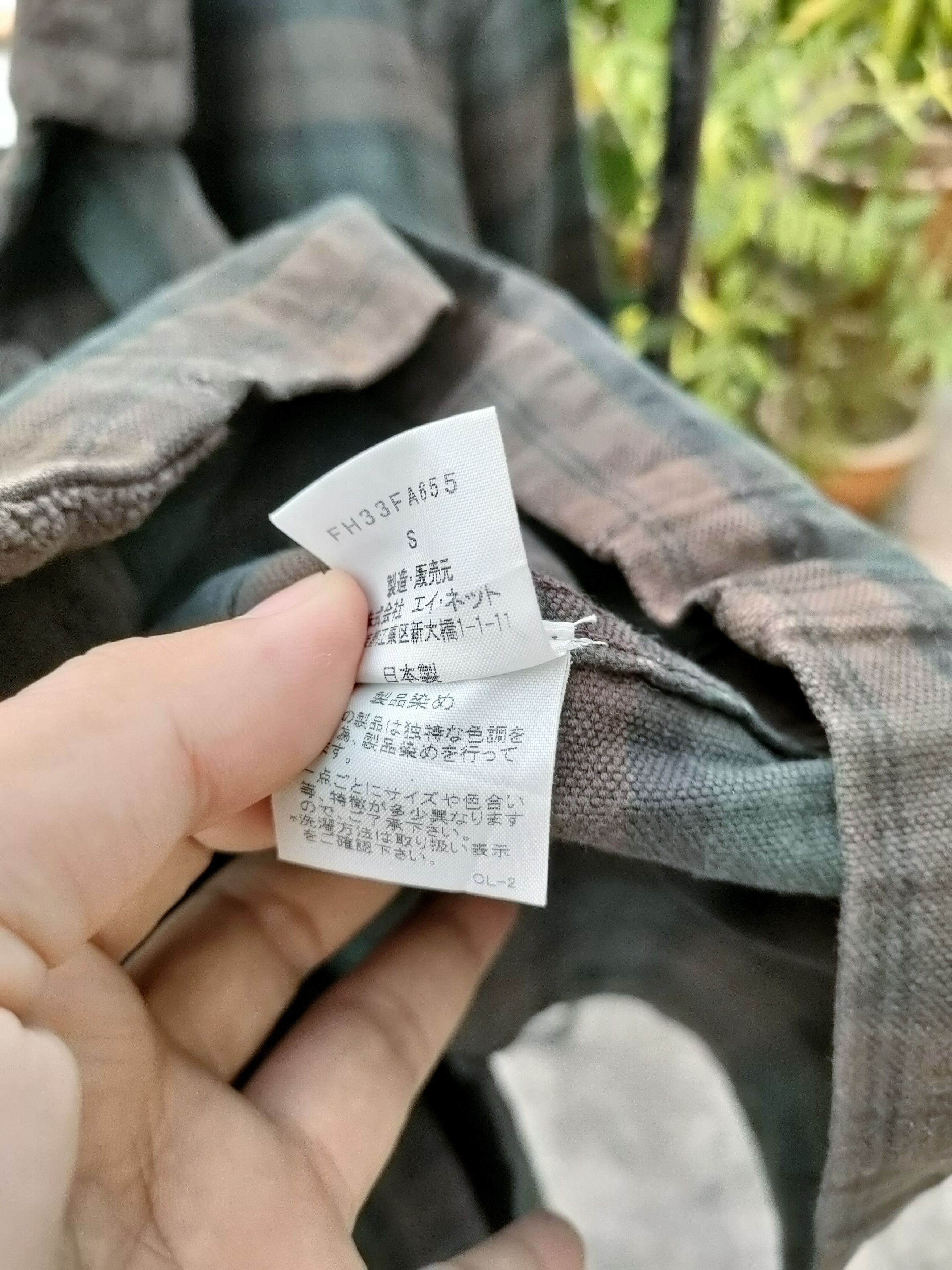 Final Home × Issey Miyake Final Home Tartan Jacket Size US S / EU 44-46 / 1 - 5 Thumbnail