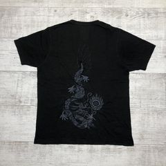 lucky brand dragon and lion long sleeve black shirt! - Depop
