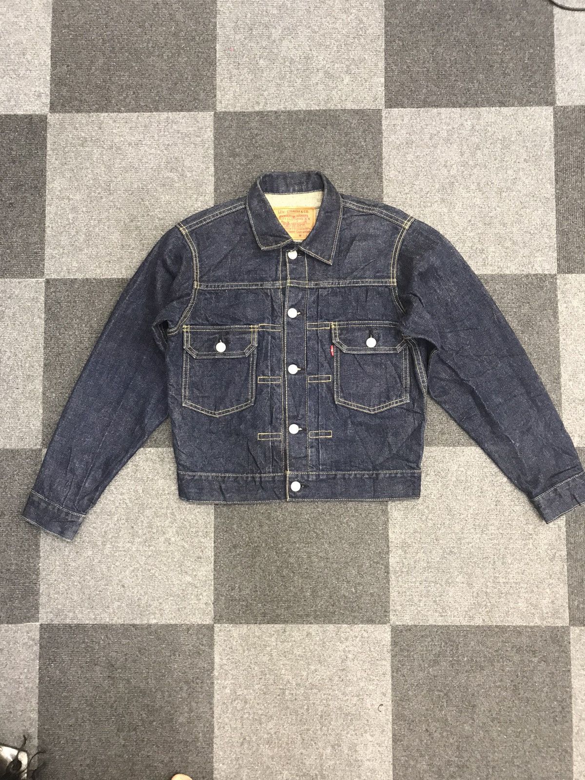 image of VTG Levis Big E Type 2 Japan Trucker Jacket in Denim, Men's (Size XS)