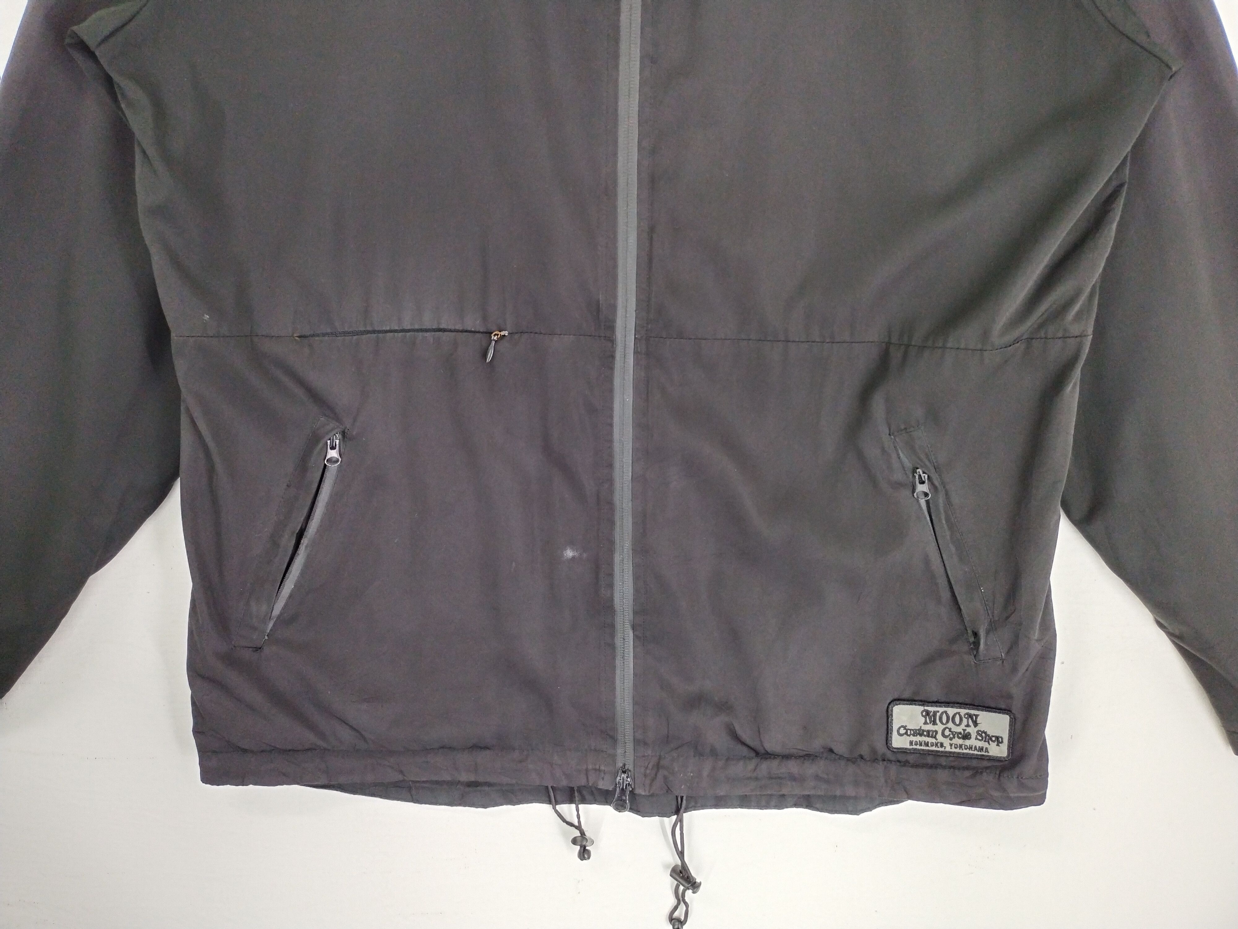 Japanese Brand × Moon Collective × Vintage VINTAGE MOON CUSTOM CYCLE SHOP HOODIE LIGHT JACKET Size US L / EU 52-54 / 3 - 8 Thumbnail