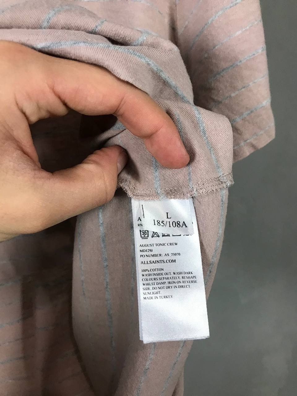 Allsaints Allsaints luxury streetwear tee Size US L / EU 52-54 / 3 - 5 Thumbnail