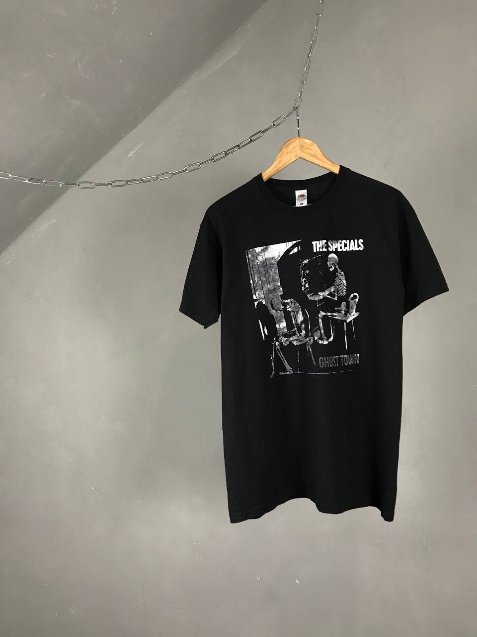 Band Tees × Vintage Ghost town ghosttown band tee skeleton Size US L / EU 52-54 / 3 - 1 Thumbnail