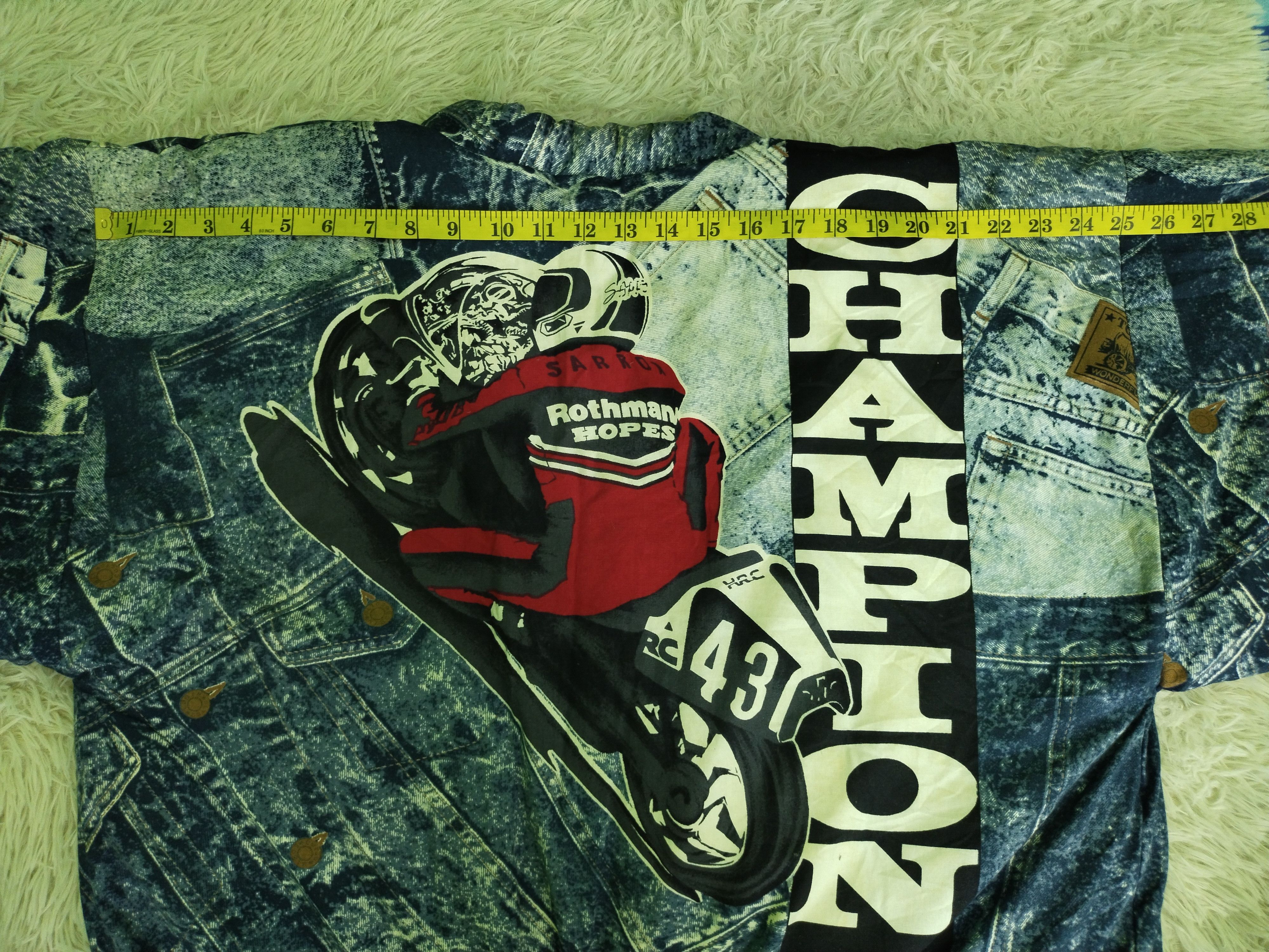Vintage VINTAGE KIMONO CHAMPION ROTHMAN JEANS OVERPRINT PLAYBALL Size US M / EU 48-50 / 2 - 18 Thumbnail