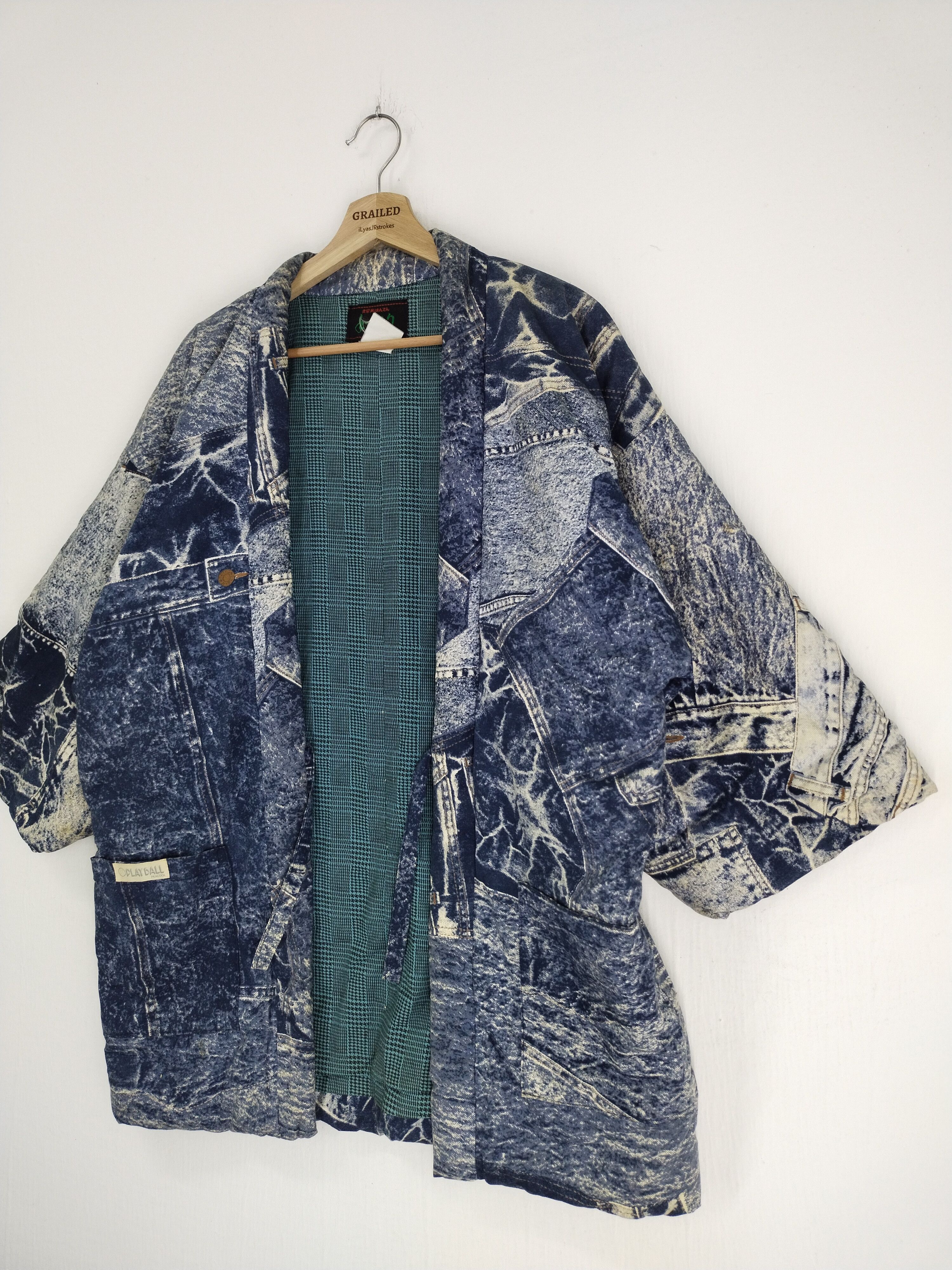 Vintage VINTAGE KIMONO CHAMPION ROTHMAN JEANS OVERPRINT PLAYBALL Size US M / EU 48-50 / 2 - 11 Thumbnail