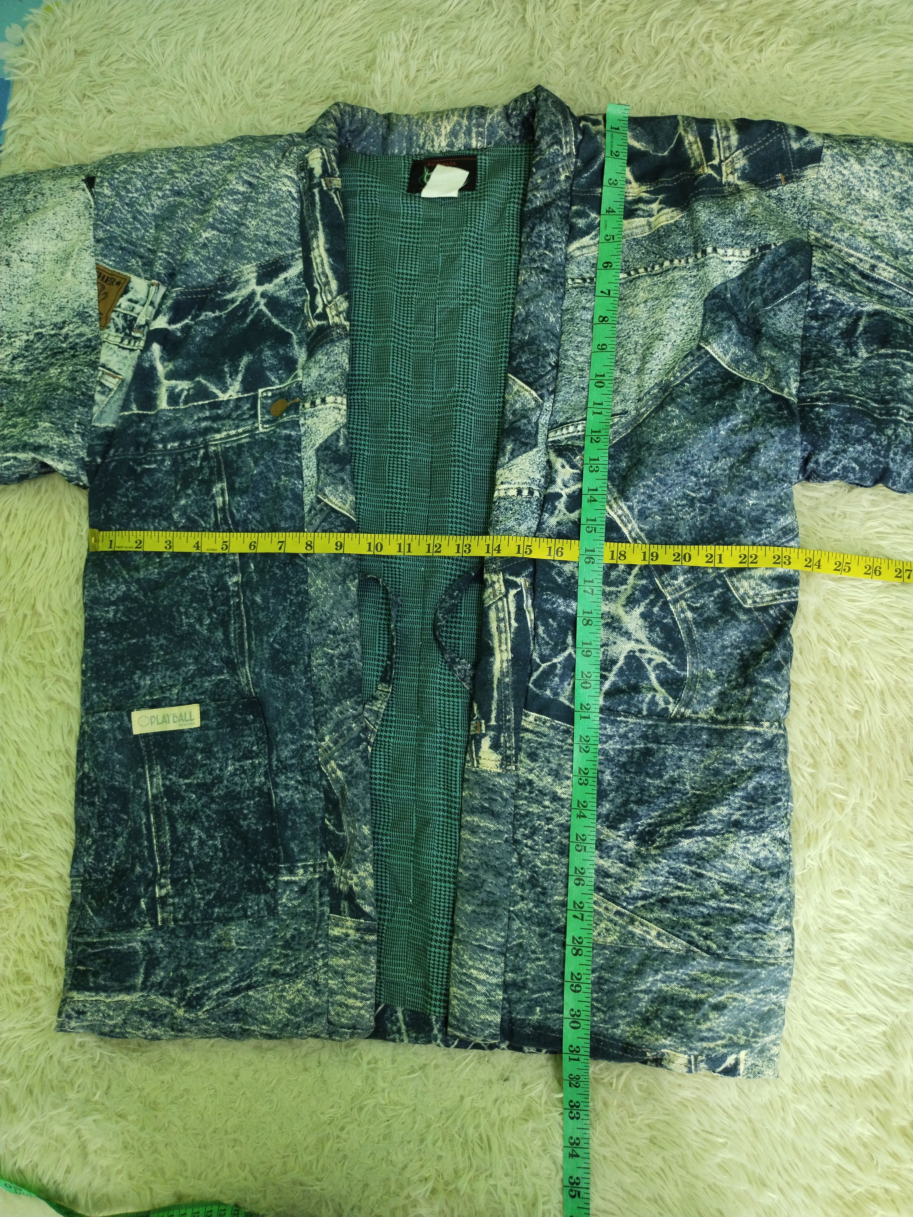 Vintage VINTAGE KIMONO CHAMPION ROTHMAN JEANS OVERPRINT PLAYBALL Size US M / EU 48-50 / 2 - 17 Thumbnail