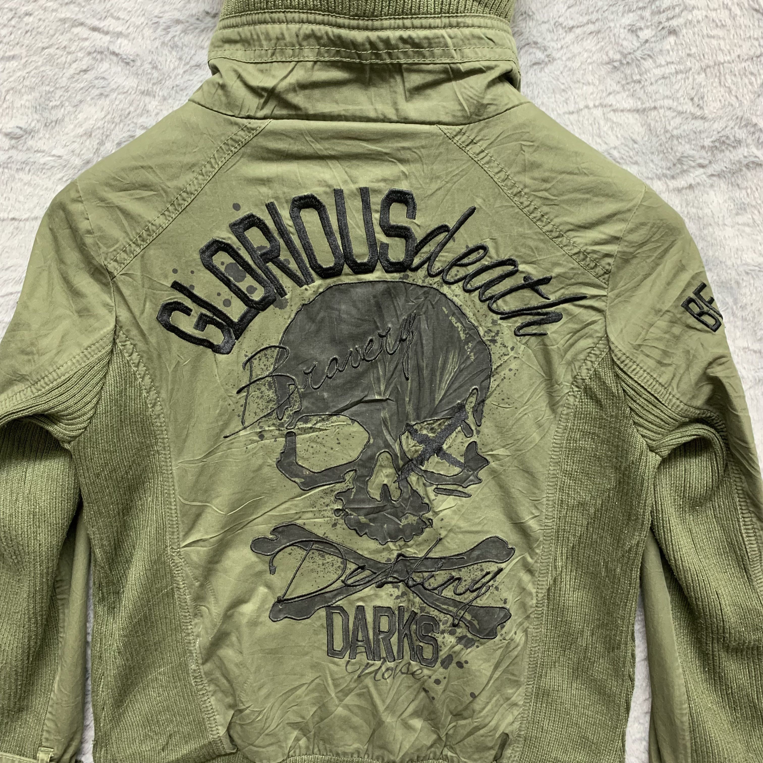 Japanese Brand Ghost of Harlem Glorious Death Skulls Jacket #4325-150 Size S / US 4 / IT 40 - 2 Thumbnail