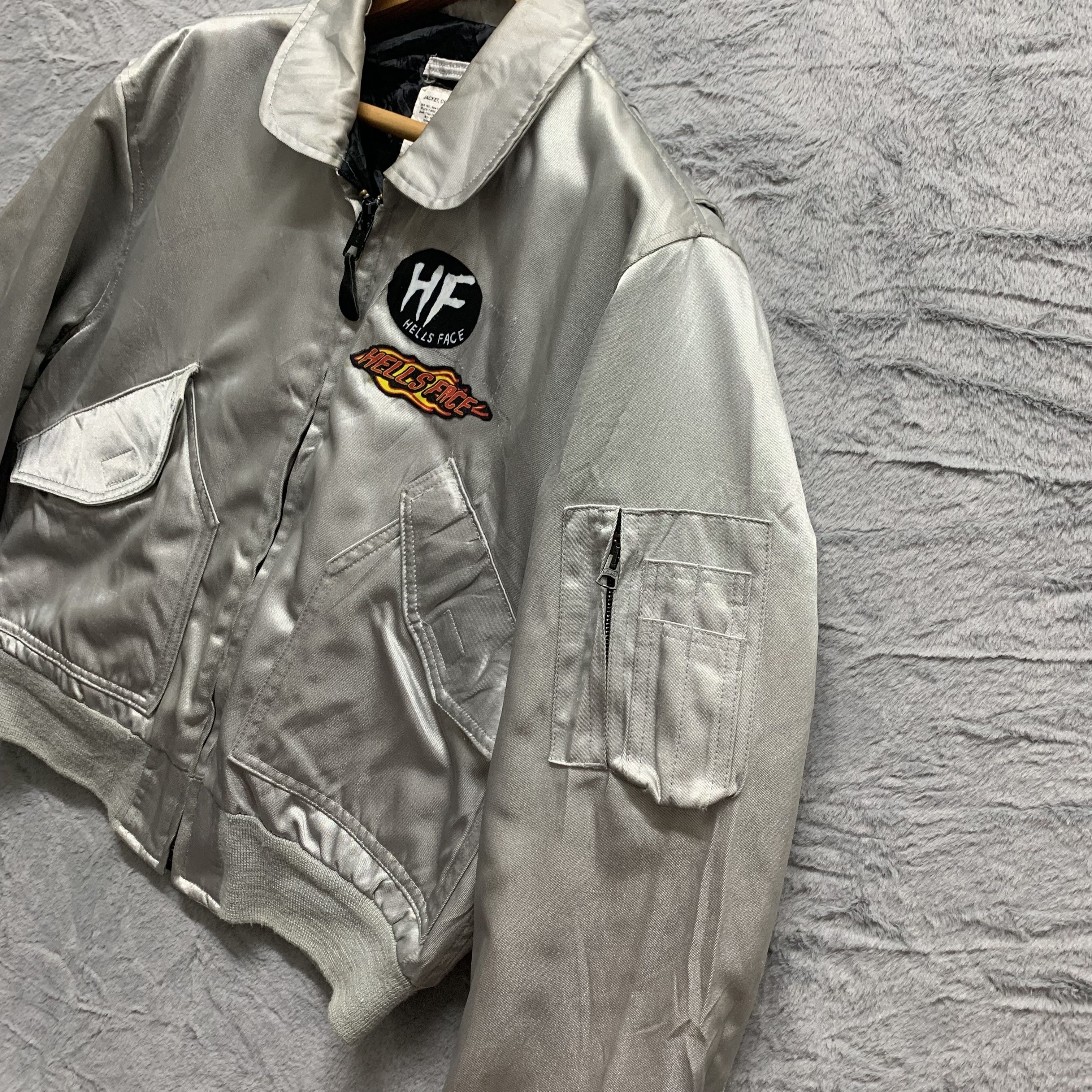 I. Spiewak And Sons SPIEWAK Flight Deck USA HELLS FACE Titan Jacket #4320-150 Size US L / EU 52-54 / 3 - 18 Thumbnail