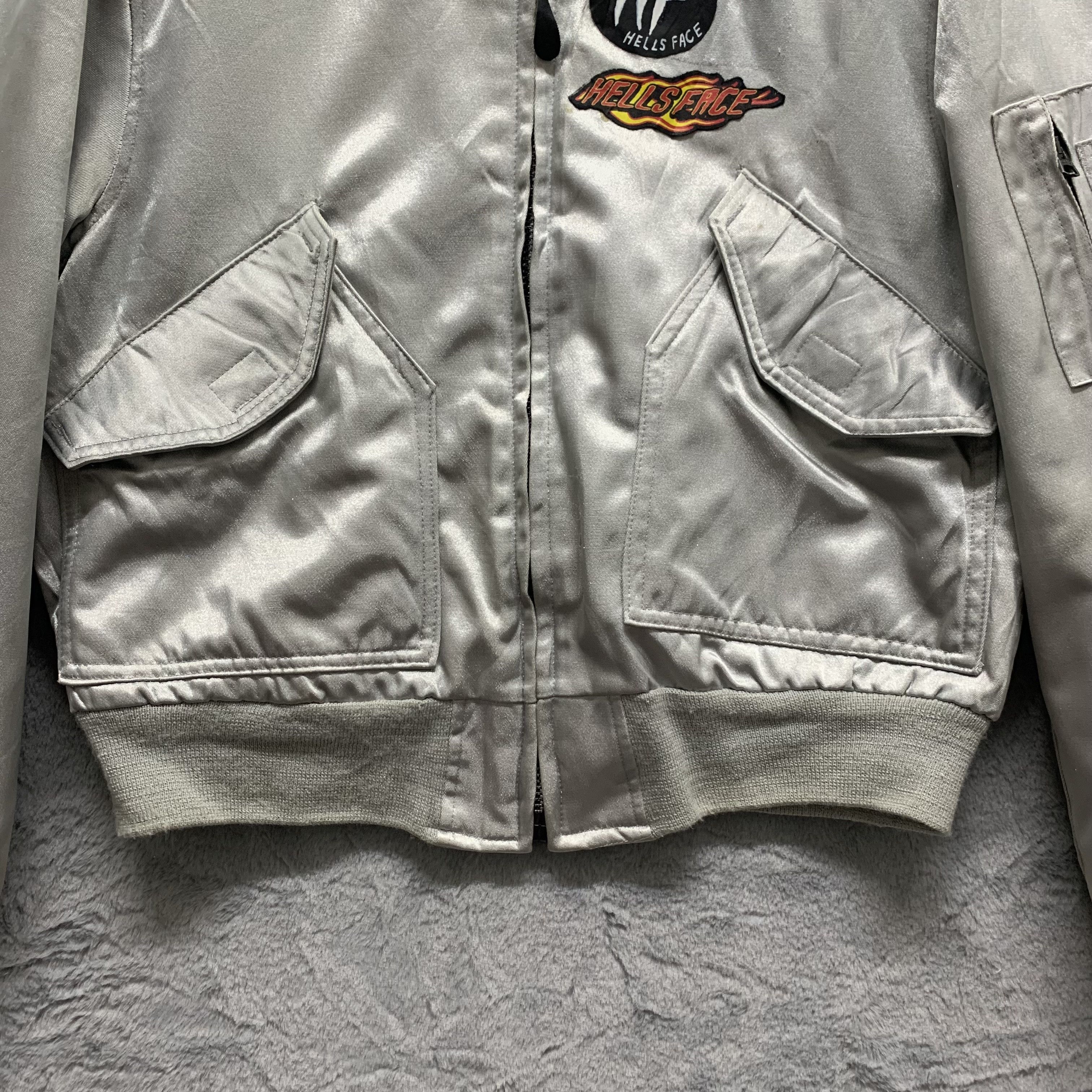 I. Spiewak And Sons SPIEWAK Flight Deck USA HELLS FACE Titan Jacket #4320-150 Size US L / EU 52-54 / 3 - 20 Thumbnail
