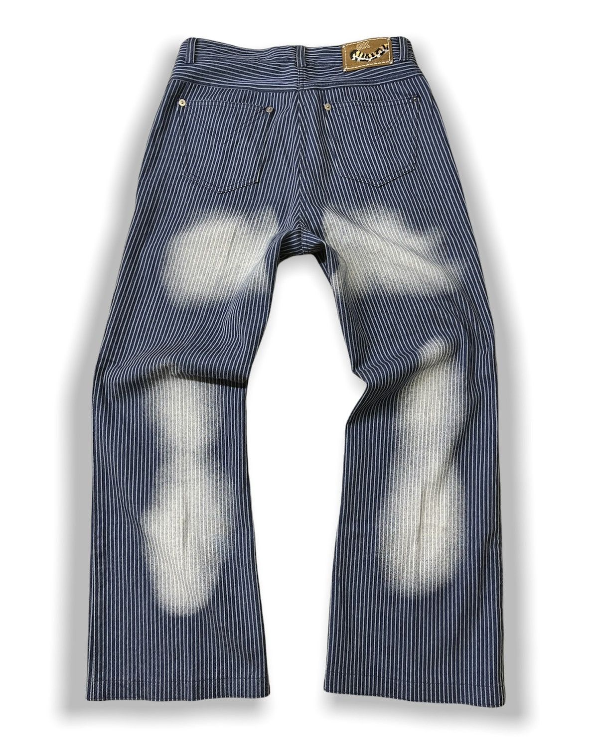Japanese Brand × KOJIMA GENES × Vintage HICKORY DENIM KOJIMA JEANS ACID WASH LEOPARD PAINT Size US 30 / EU 46 - 11 Thumbnail