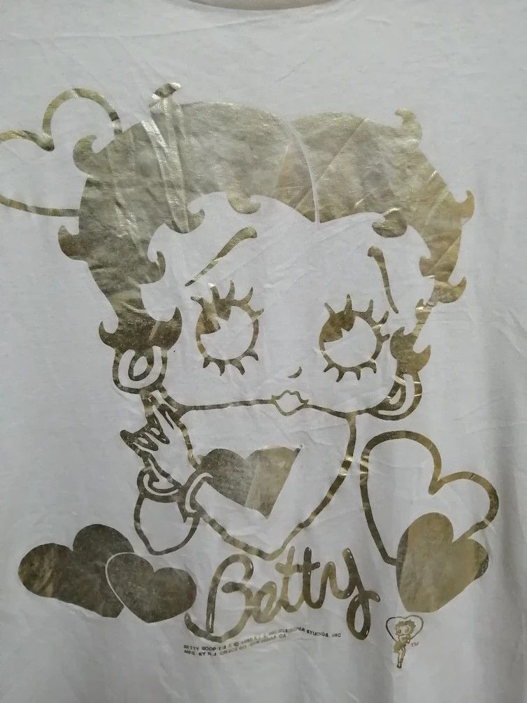 Vintage Vintage 90s BETTY BOOP T-shirt Size US M / EU 48-50 / 2 - 2 Thumbnail