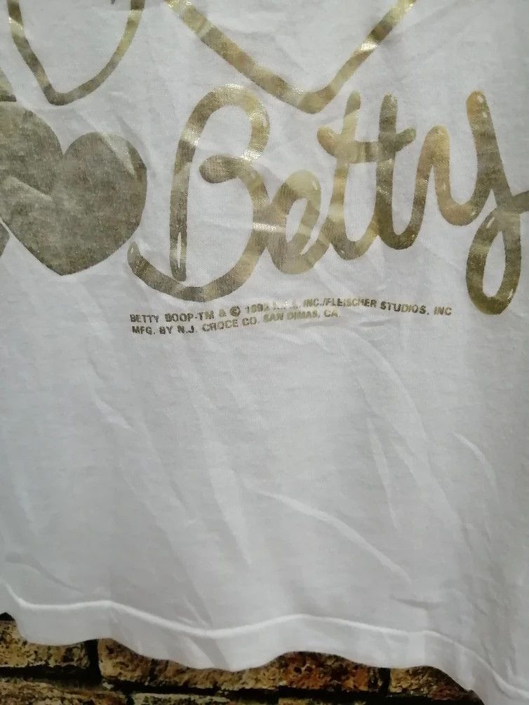 Vintage Vintage 90s BETTY BOOP T-shirt Size US M / EU 48-50 / 2 - 3 Thumbnail