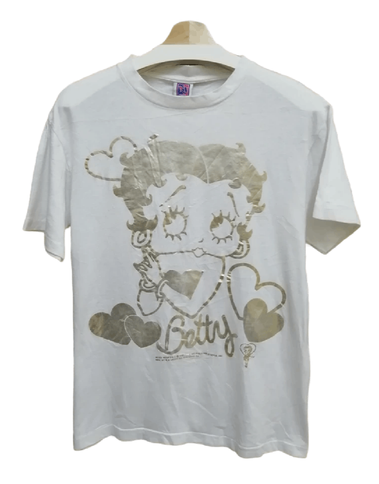 Vintage Vintage 90s BETTY BOOP T-shirt Size US M / EU 48-50 / 2 - 1 Thumbnail