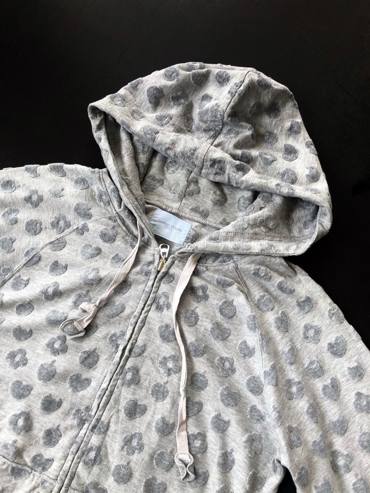 Issey Miyake Miyake Tsumori Chisato Embossed Logo Zipper Hoodie Sweater Size US S / EU 44-46 / 1 - 2 Thumbnail